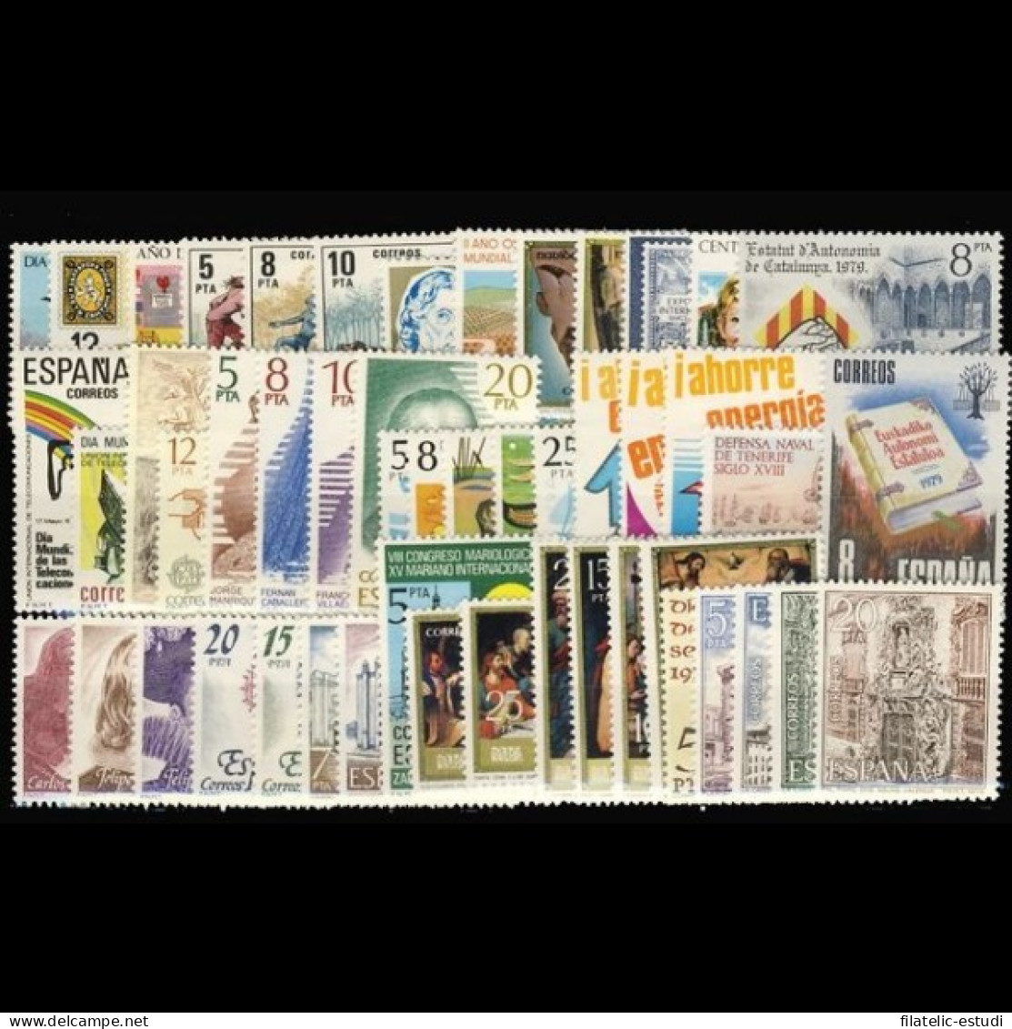 España Spain Año Completo Year Complete 1979 MNH - Ganze Jahrgänge