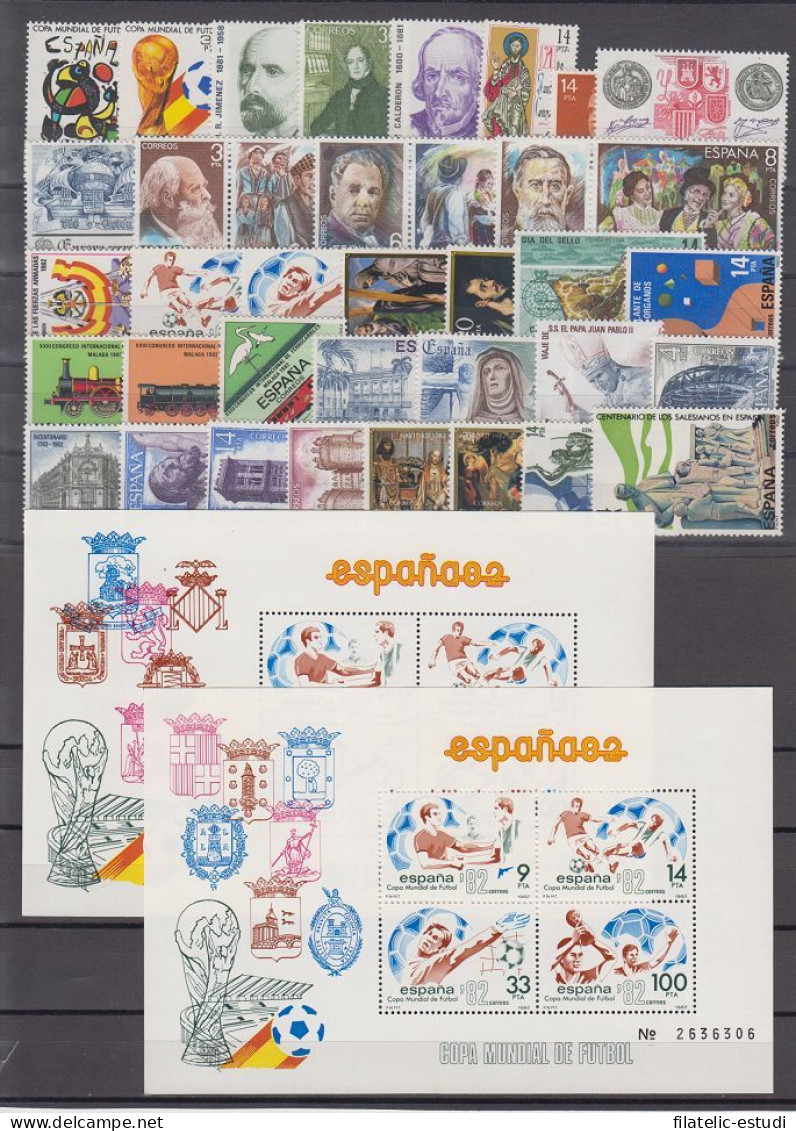 España Spain Año Completo Year Complete 1982 MNH - Années Complètes