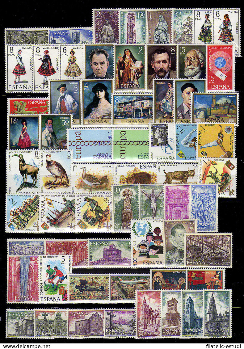 España Spain Año Completo Year Complete 1971 MNH - Volledige Jaargang