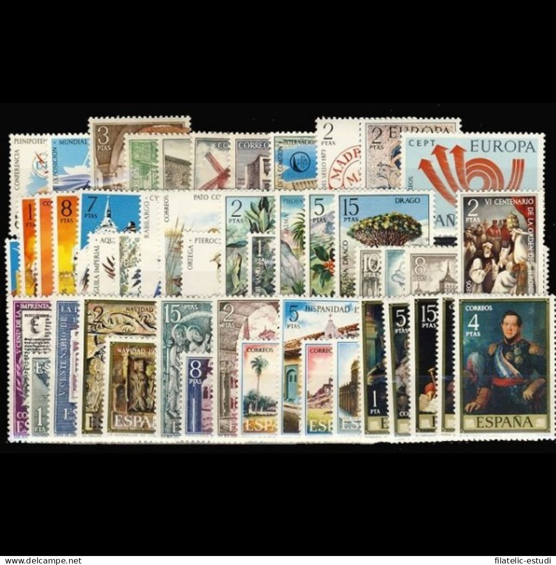 España Spain Año Completo Year Complete 1973 MNH - Annate Complete