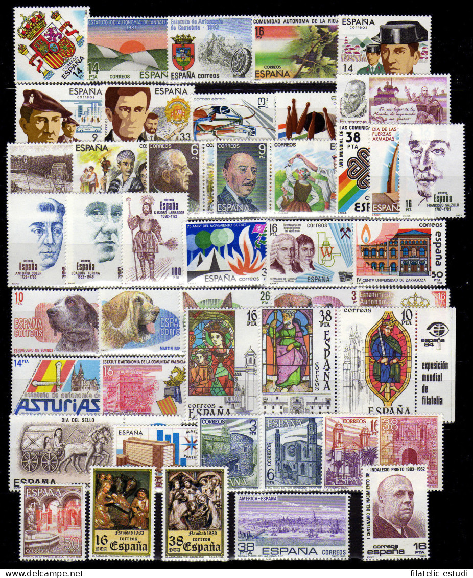 España Spain Año Completo Year Complete 1983 MNH - Annate Complete