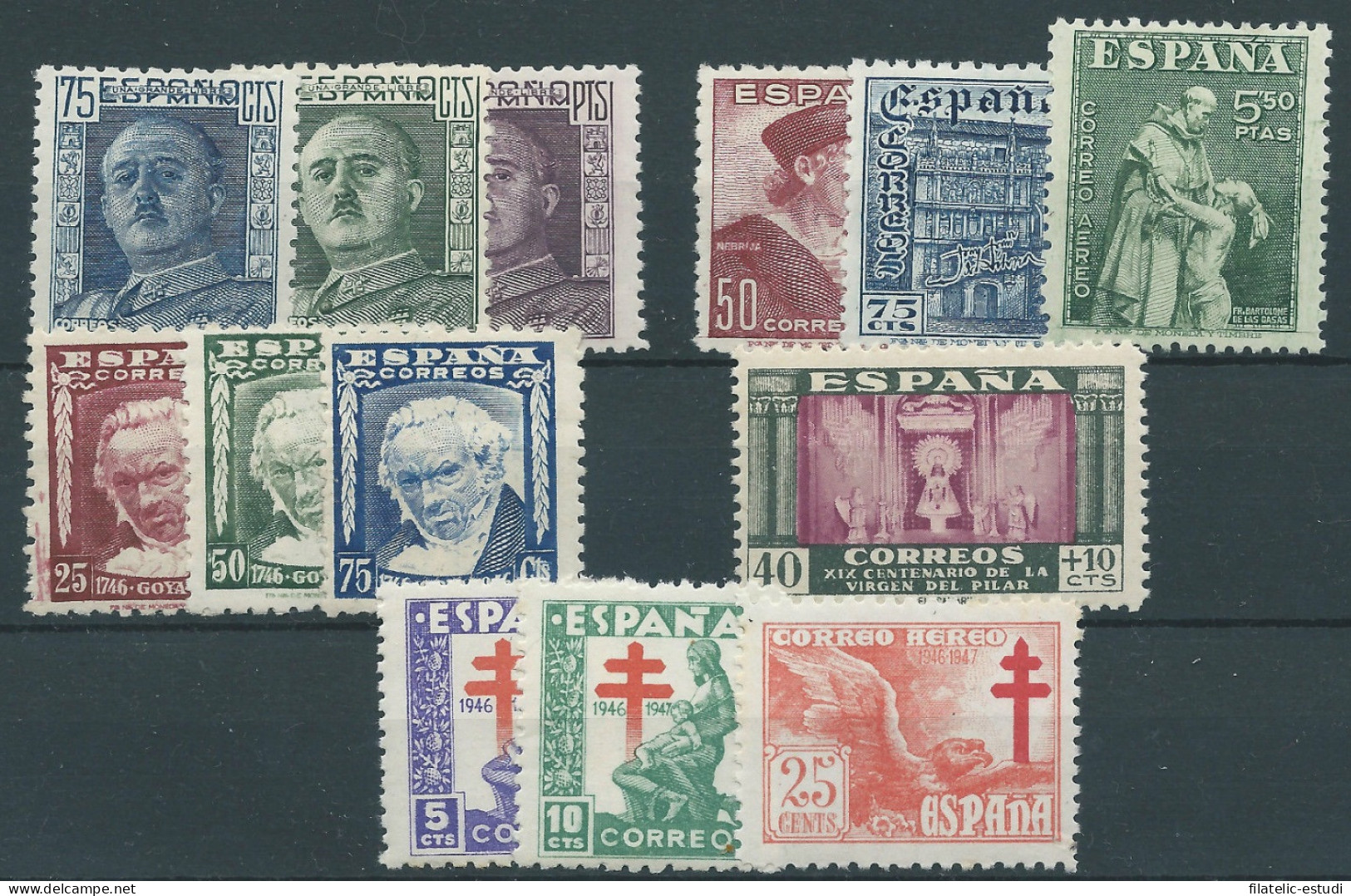 España Spain Año Completo Year Complete 1946 MNH - Annate Complete