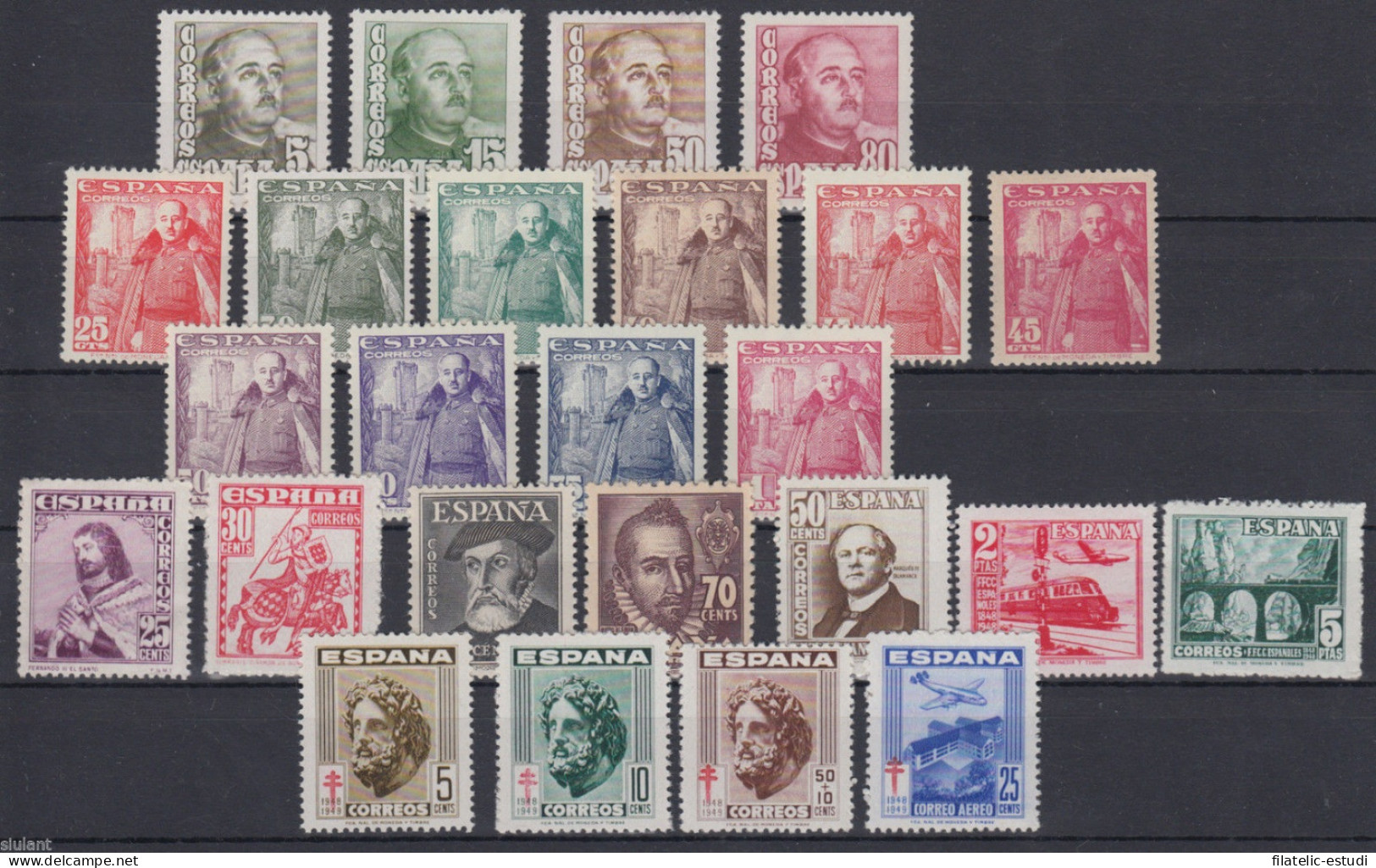 España Spain Año Completo Year Complete 1948 MNH - Annate Complete