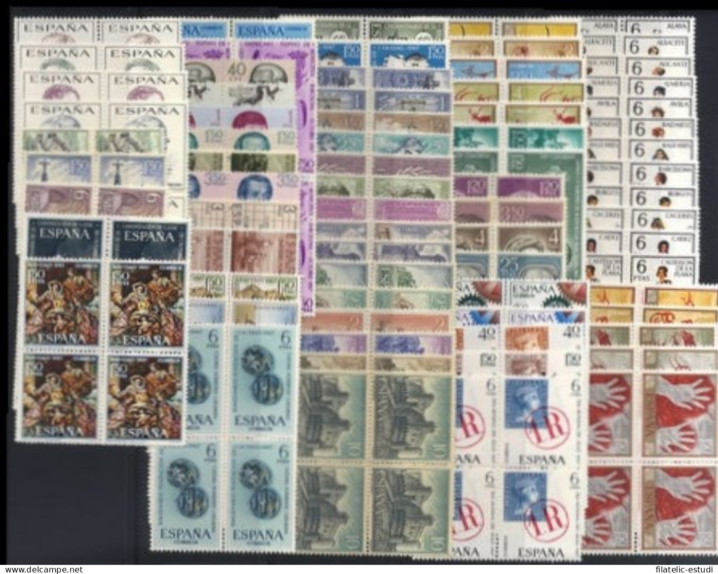 España Spain Año Completo Year Complete 1967 Bl.4 MNH - Años Completos