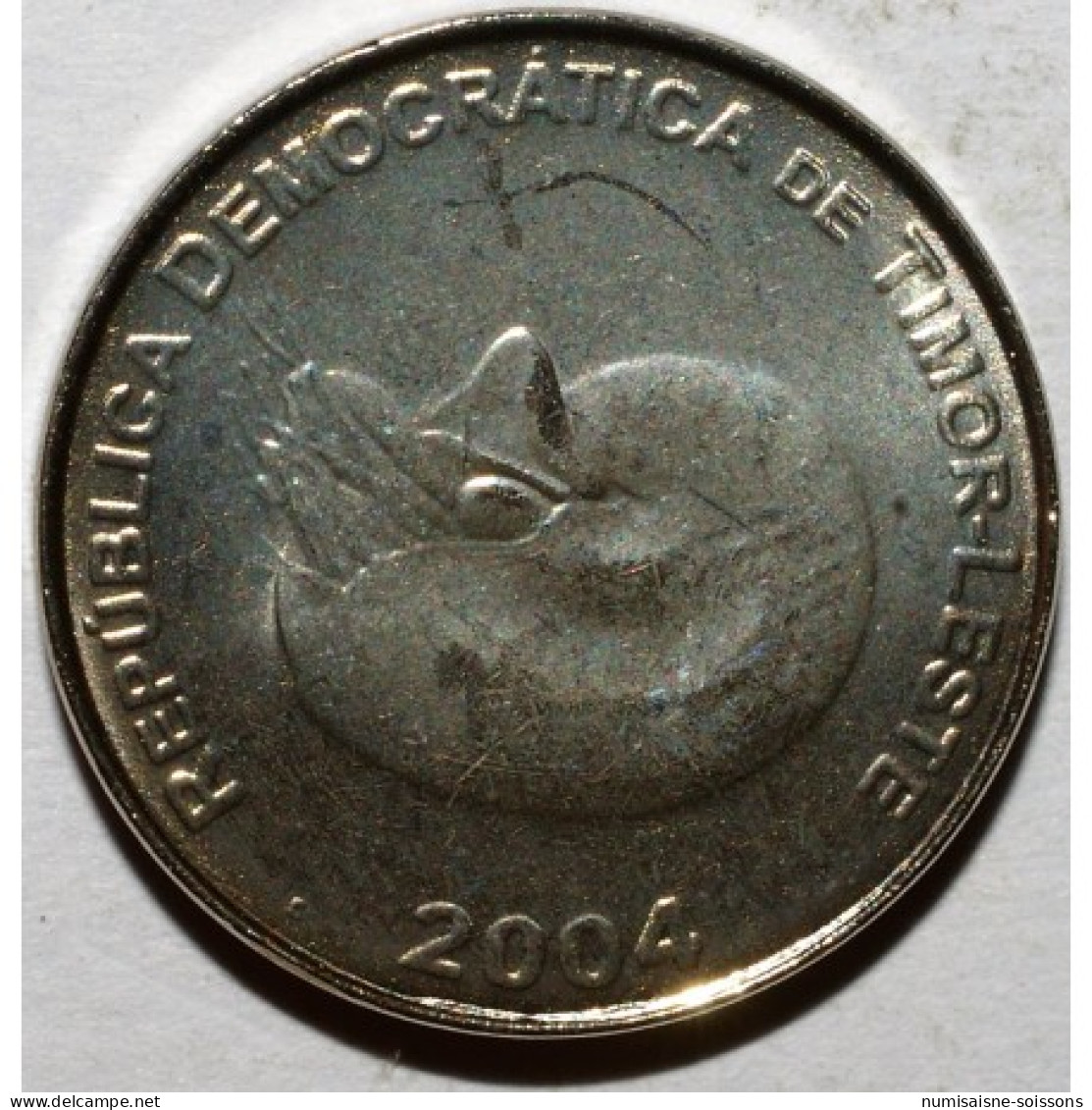 TIMOR ORIENTAL - KM 1 - 1 CENTAVO 2004 - NAUTILUS - SUP - Timor