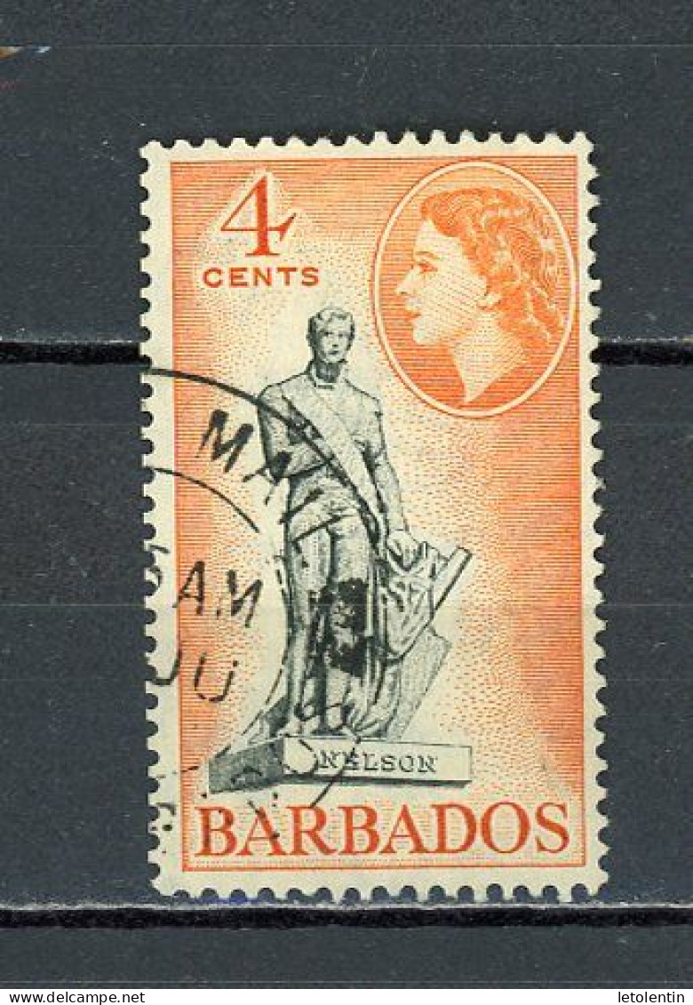BARBADE (GB) - NELSON  - N° Yvert 236 Obli. - Barbados (...-1966)