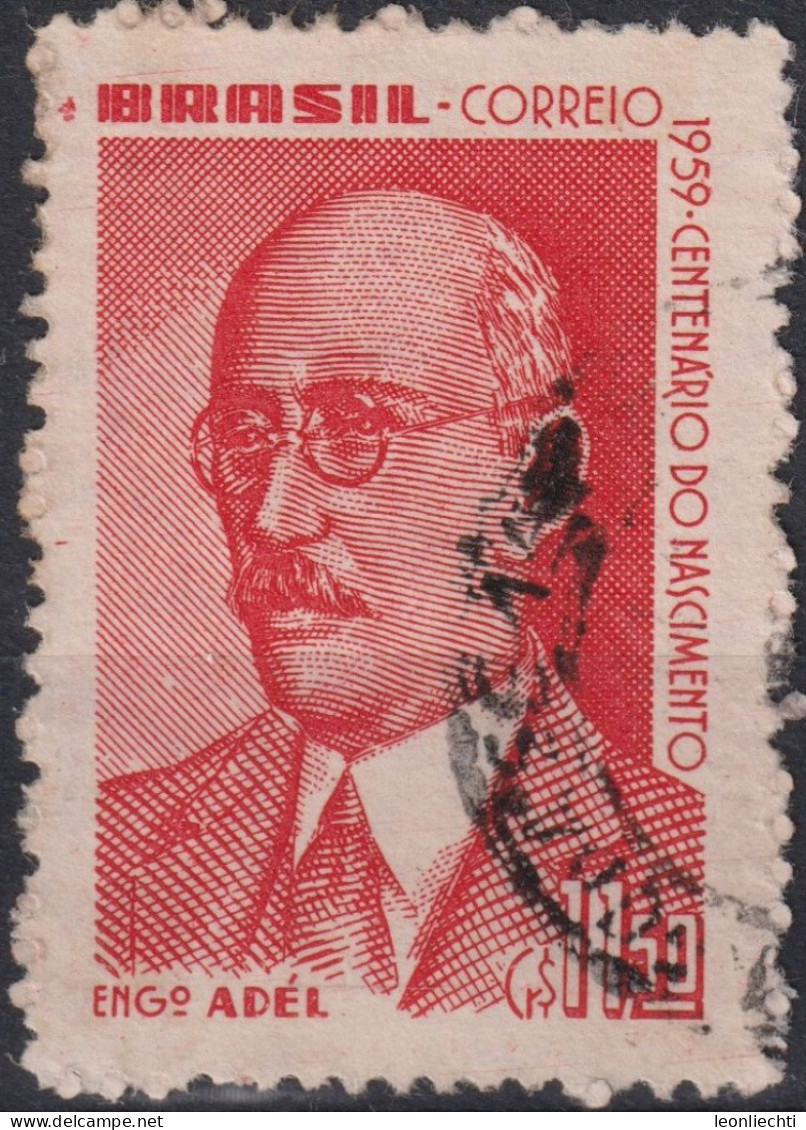 1960 Brasilien ° Mi:BR 976, Sn:BR 906, Yt:BR 690, Adel Pinto (1859-1921), Engineer - Used Stamps