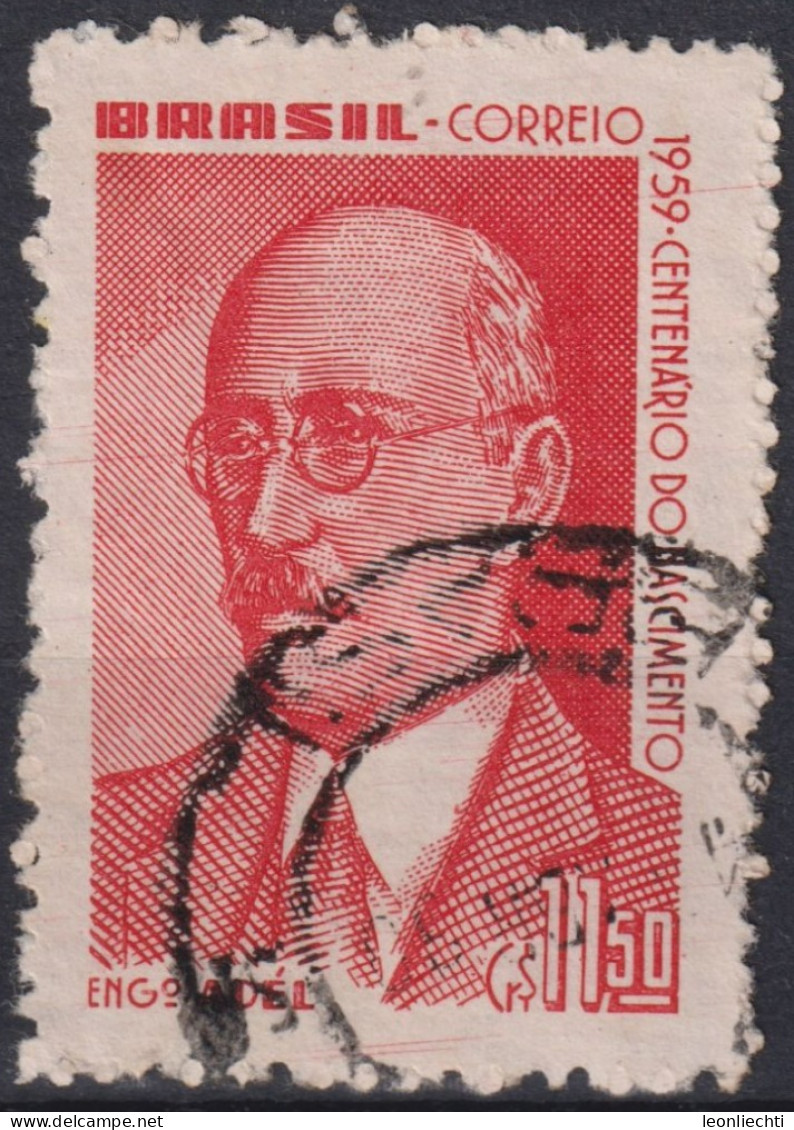 1960 Brasilien ° Mi:BR 976, Sn:BR 906, Yt:BR 690, Adel Pinto (1859-1921), Engineer - Used Stamps