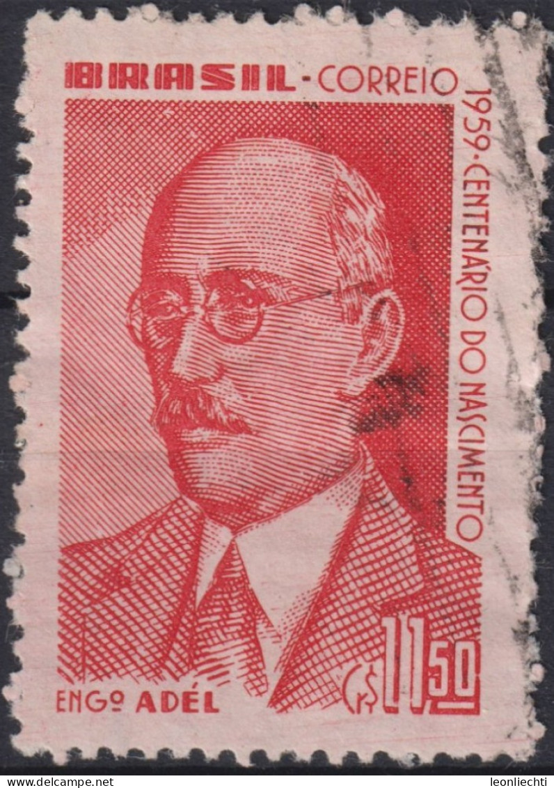 1960 Brasilien ° Mi:BR 976, Sn:BR 906, Yt:BR 690, Adel Pinto (1859-1921), Engineer - Used Stamps