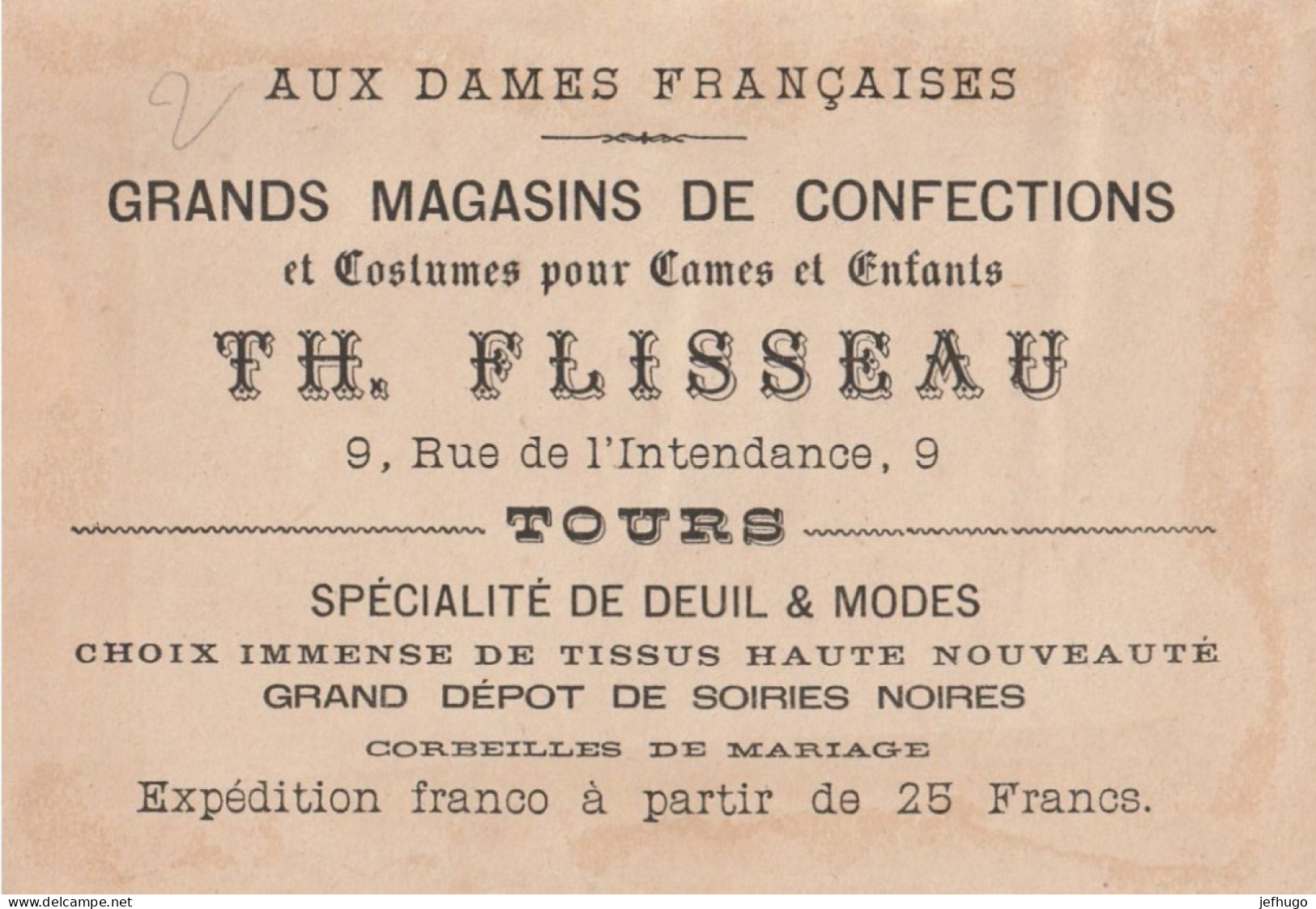 68 - CHROMO AUX DAMES FRANCAISES . TH FLISSEAU TOURS 37 . MARIES DU BOURG DE BATZ  .  SCAN - Félix Potin