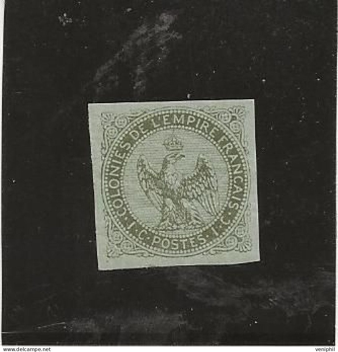 COLONIES FRANCAISES -EMISSION GENERALE N° 2 NEUF AVEC GOMME -INFIME PLI  - COTE : 30 € - 1859-65 - Águila Imperial