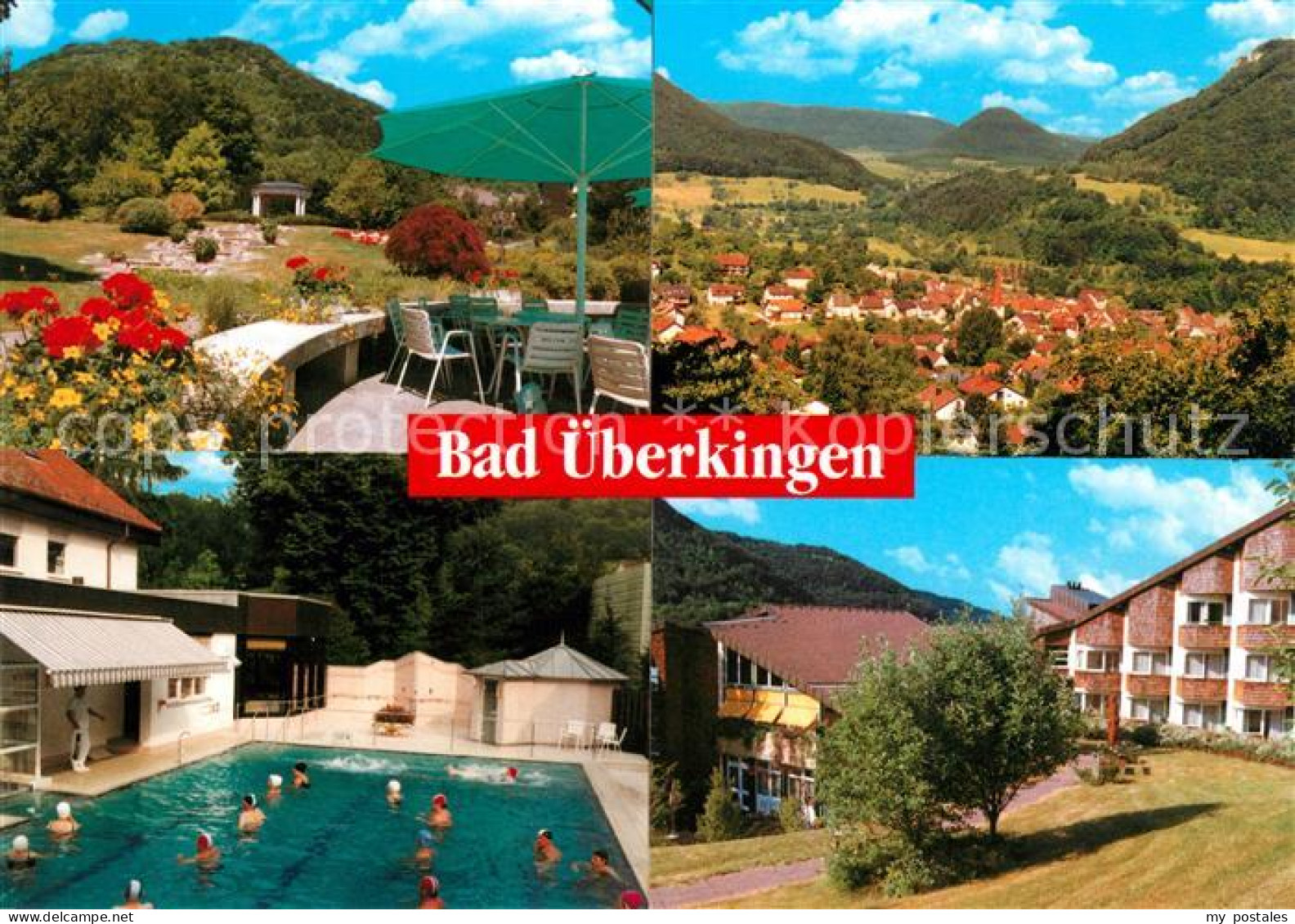 73179058 Bad Ueberkingen Hotel Terrasse Swimming Pool Quellentempel Landschaftsp - Bad Ueberkingen