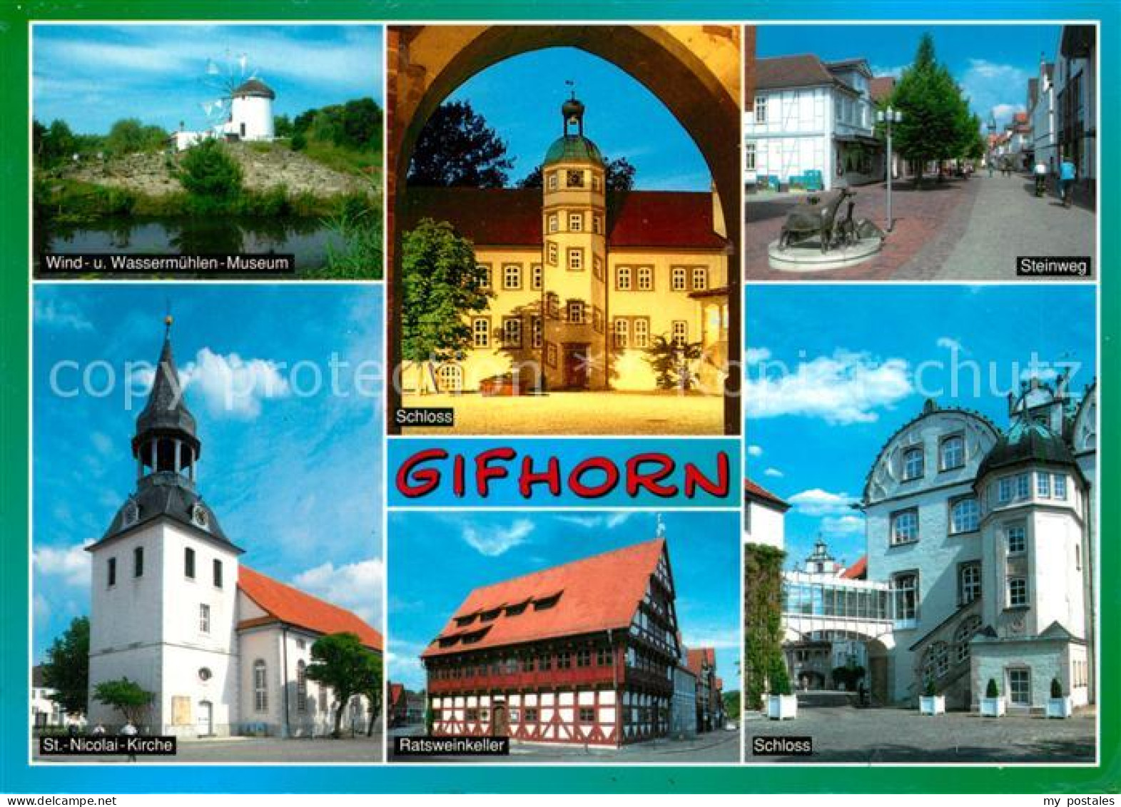 73179036 Gifhorn St.-Nicolai-Kirche Ratsweinkeller Schloss  Gifhorn - Gifhorn