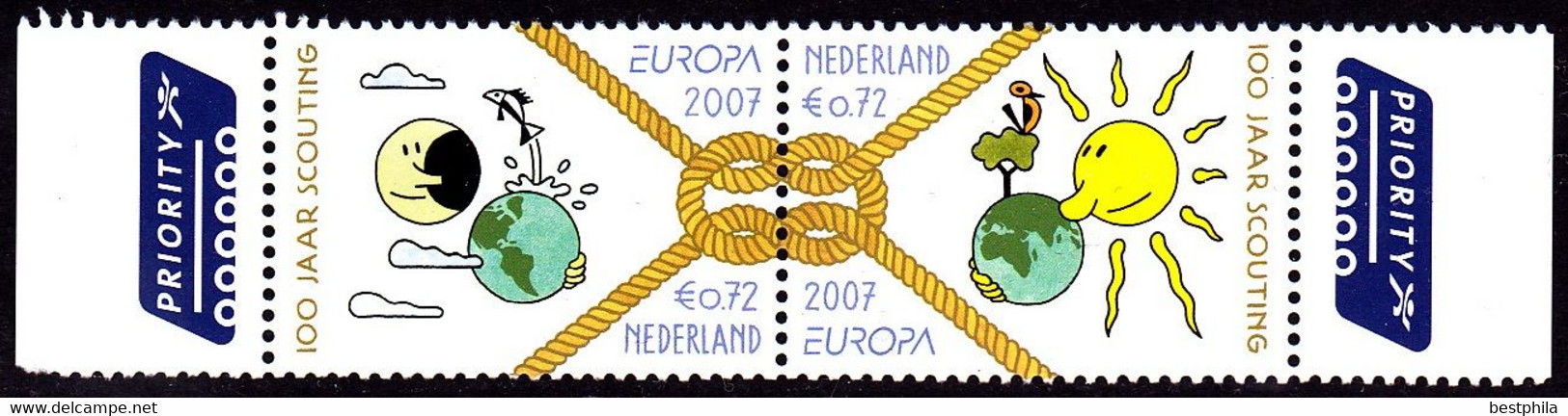 Europa Cept - 2007 - Netherlands - (Scouting) ** MNH - 2007