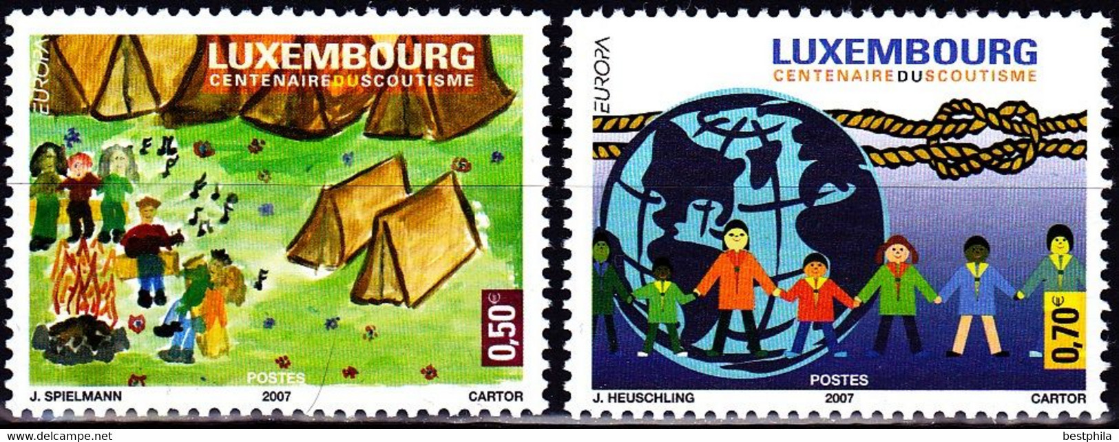 Europa Cept - 2007 - Luxemburg - (Scouting) ** MNH - 2007