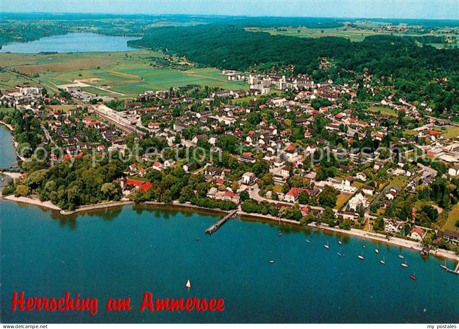 73178991 Herrsching Ammersee Fliegeraufnahme Herrsching Ammersee - Herrsching