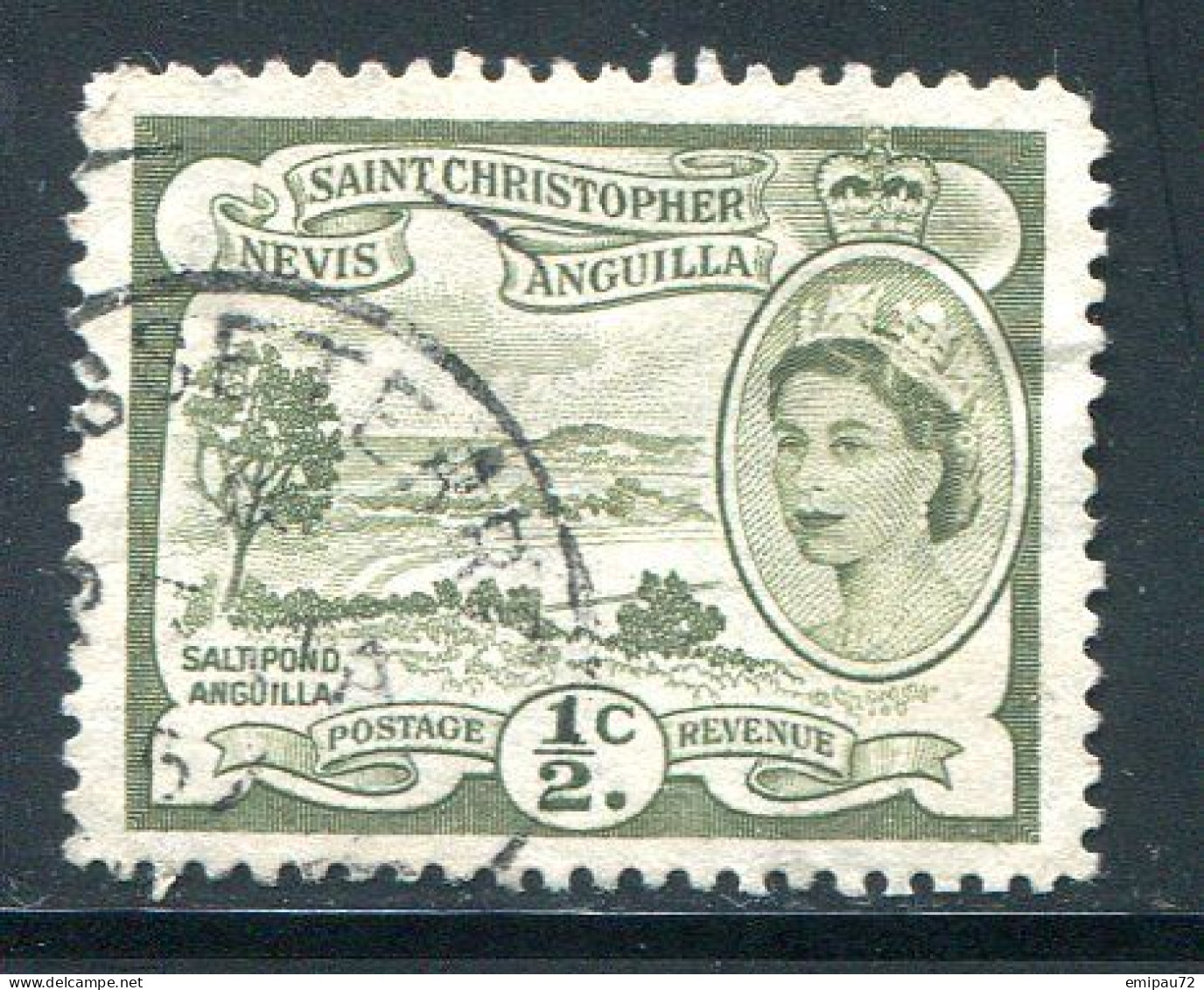 SAINT CHRISTOPHE-NEVIS-ANGUILLA- Y&T N°134- Oblitéré - St.Cristopher-Nevis & Anguilla (...-1980)