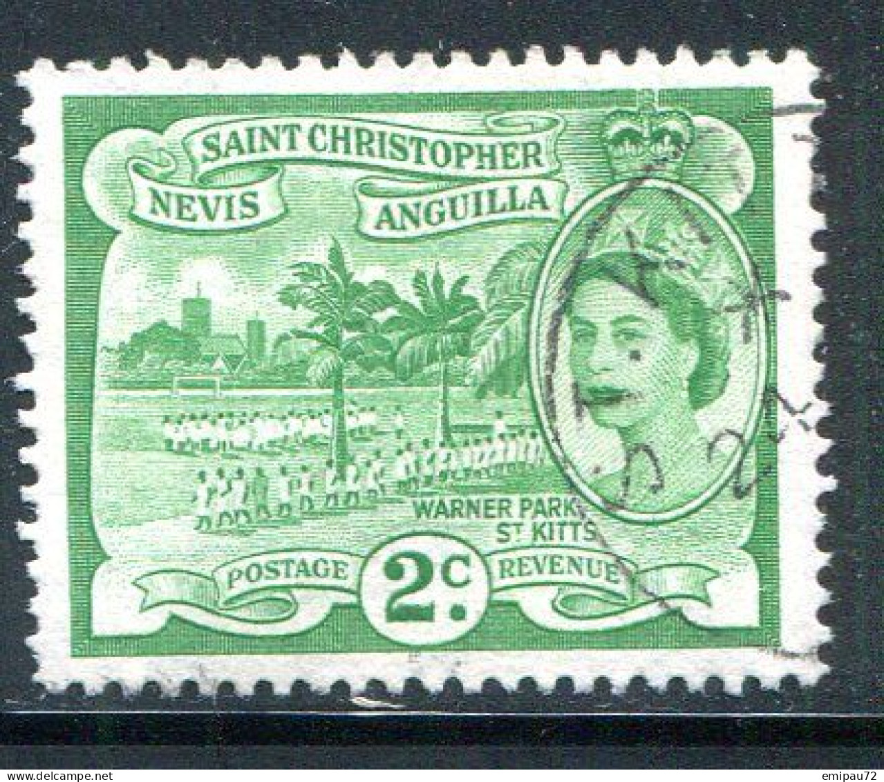 SAINT CHRISTOPHE-NEVIS-ANGUILLA- Y&T N°136- Oblitéré - St.Christopher-Nevis-Anguilla (...-1980)