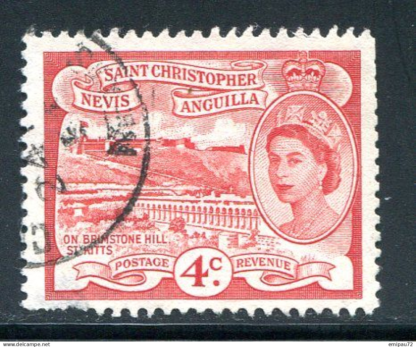 SAINT CHRISTOPHE-NEVIS-ANGUILLA- Y&T N°138- Oblitéré - San Cristóbal Y Nieves - Anguilla (...-1980)