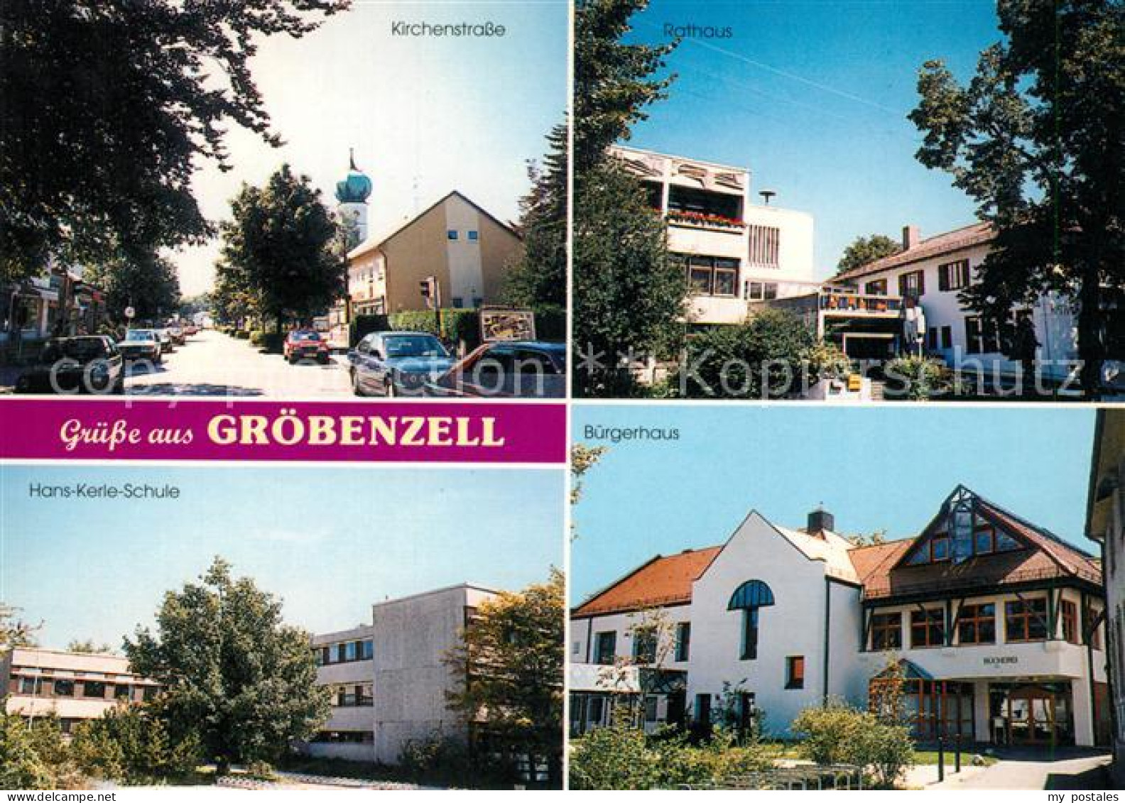 73178944 Groebenzell Rathaus Kirchenstrasse Buergerhaus  Groebenzell - Groebenzell