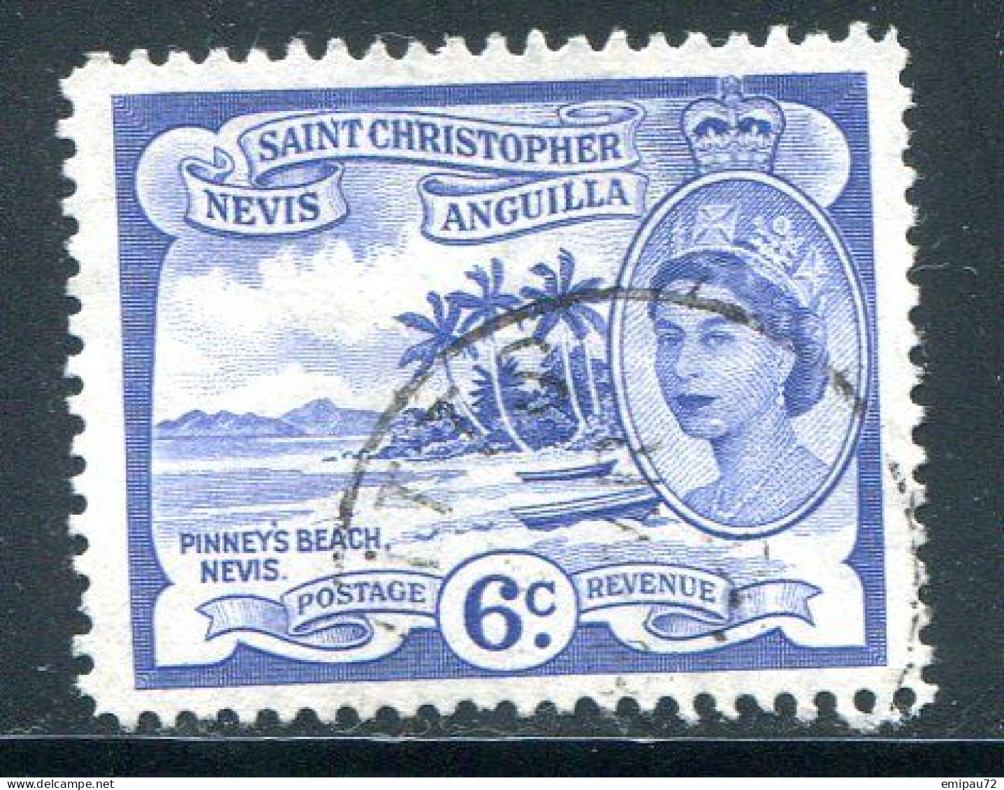 SAINT CHRISTOPHE-NEVIS-ANGUILLA- Y&T N°140- Oblitéré - St.Christopher-Nevis-Anguilla (...-1980)