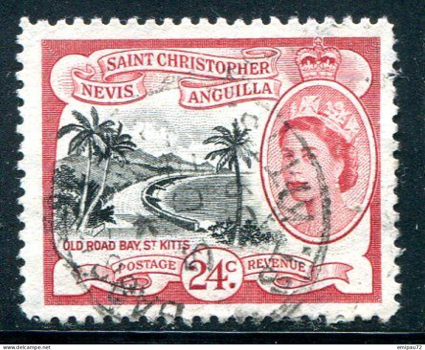SAINT CHRISTOPHE-NEVIS-ANGUILLA- Y&T N°143- Oblitéré - St.Christopher-Nevis-Anguilla (...-1980)