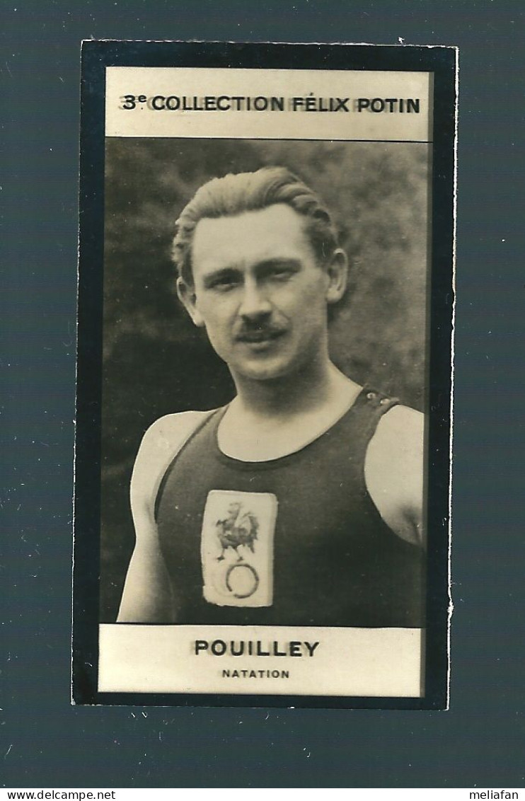 S977 - CHROMOS PHOTOGRAPHIQUE FELIX POTIN 3ème COLLECTION - GEORGES POUILLEY NATATION - Schwimmen