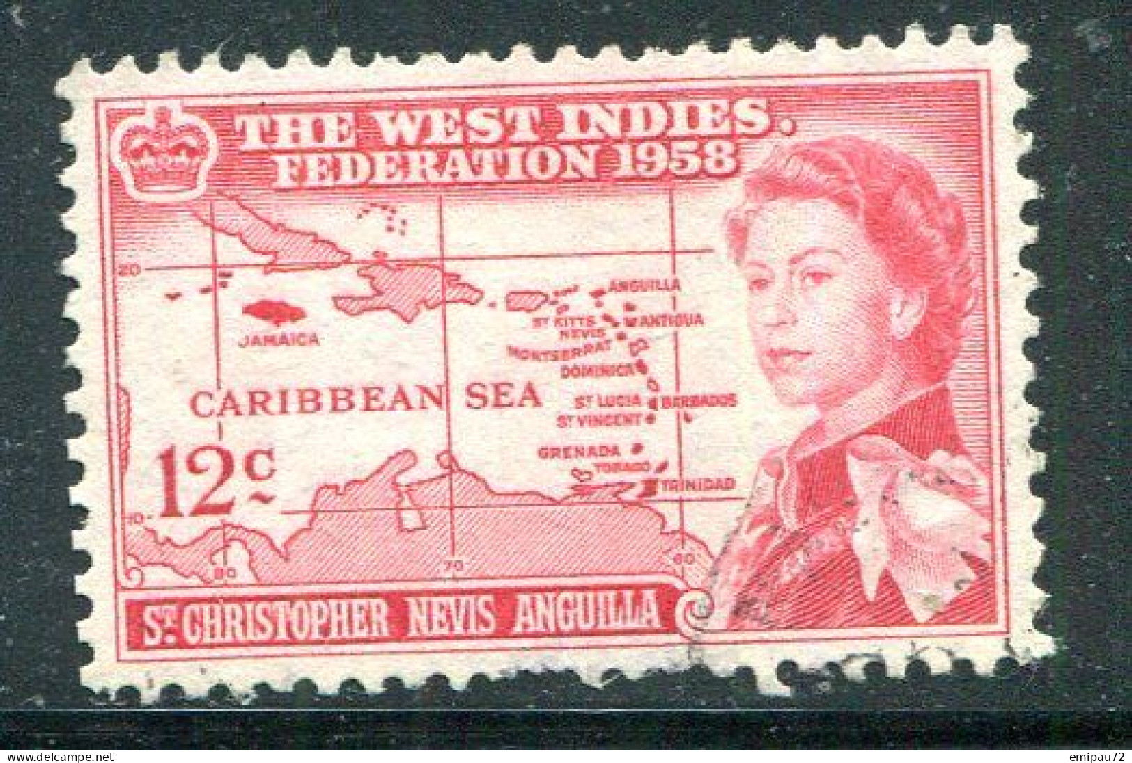 SAINT CHRISTOPHE-NEVIS-ANGUILLA- Y&T N°152- Oblitéré - St.Cristopher-Nevis & Anguilla (...-1980)