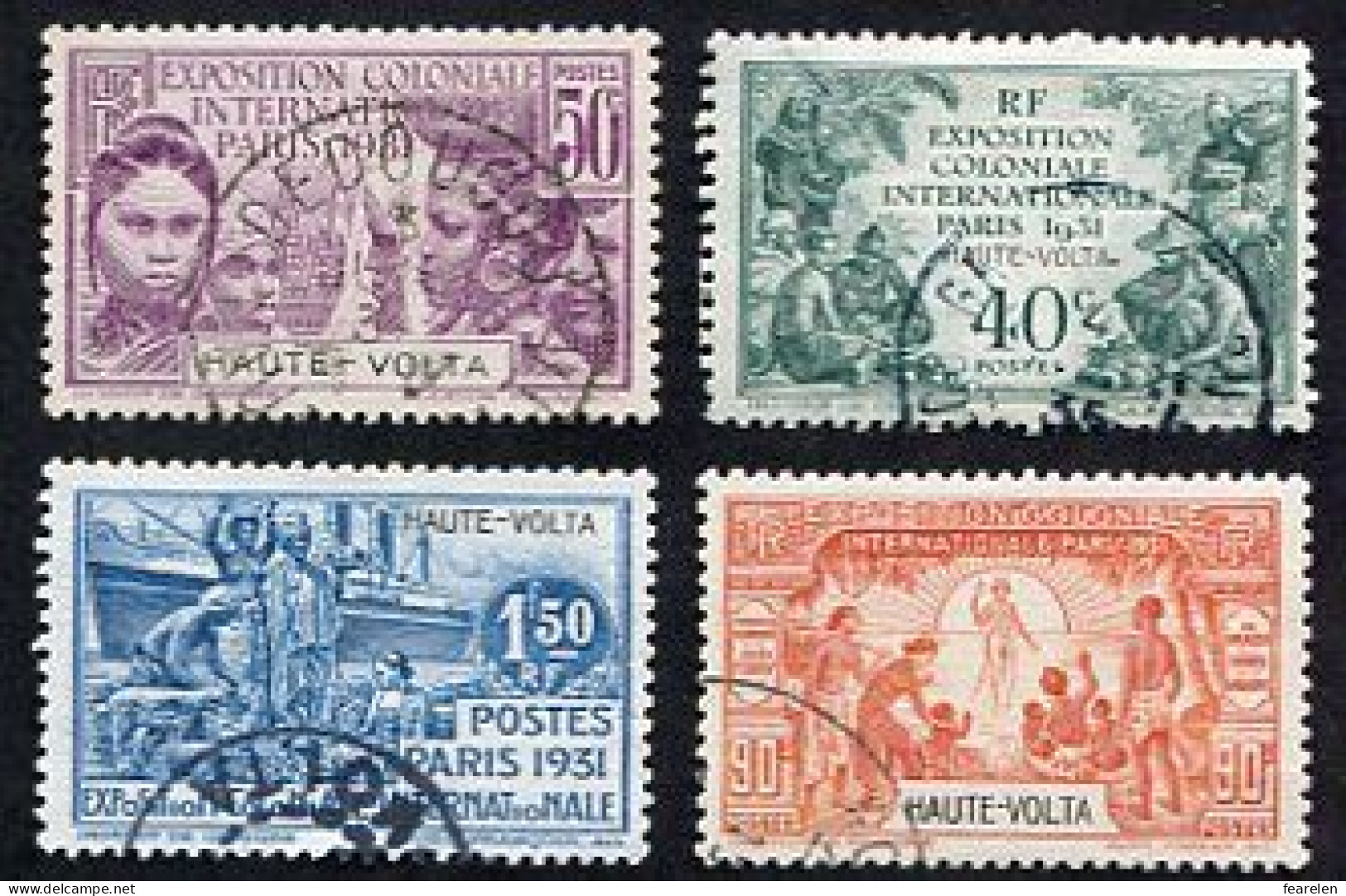 Colonie Française, Haute-Volta N°66/69 Oblitérés ; Qualité Très Beau - Used Stamps