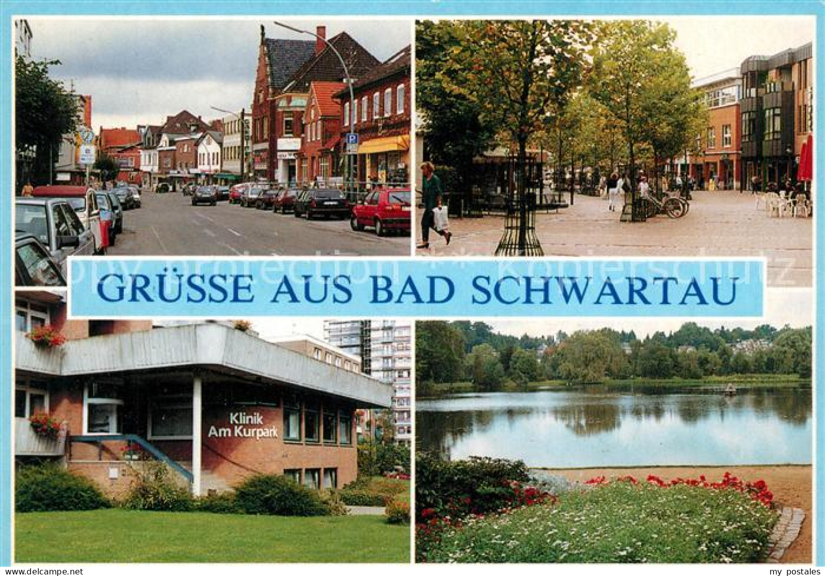 73178451 Bad Schwartau Strassenpartie Innenstadt Fussgaengerzone Klinik Kurpark  - Bad Schwartau