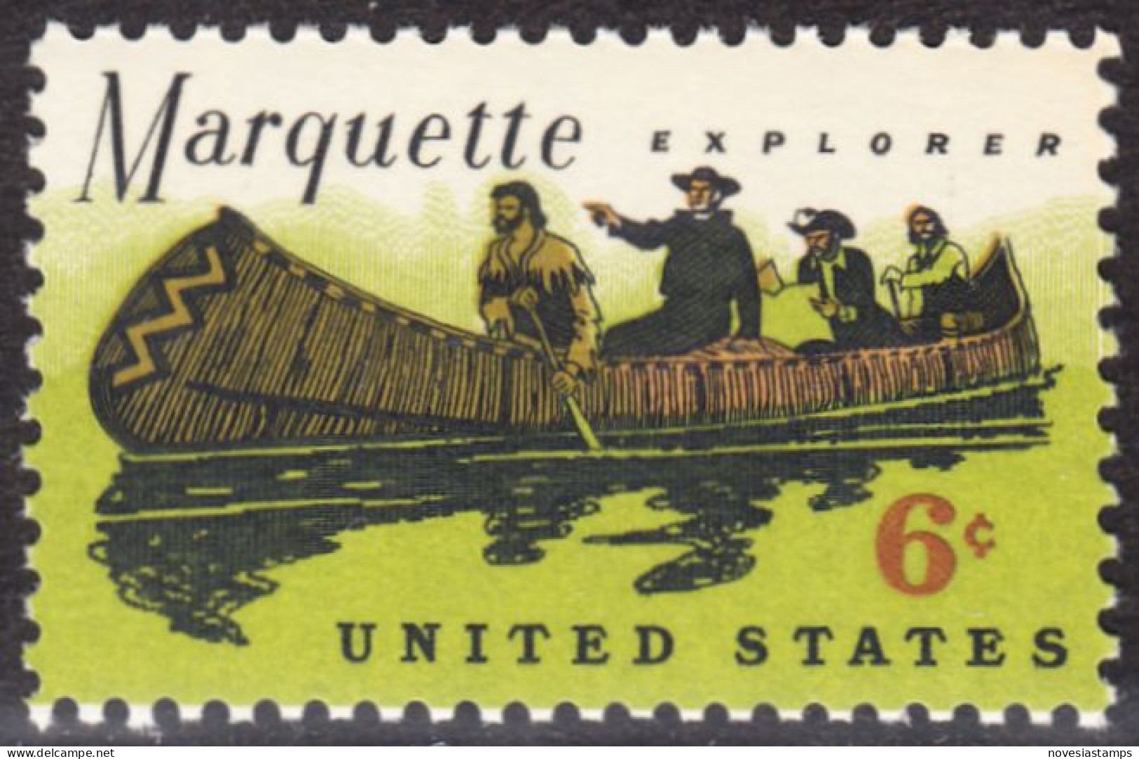 !a! USA Sc# 1356 MNH SINGLE (a3) - Father Marquette - Nuovi