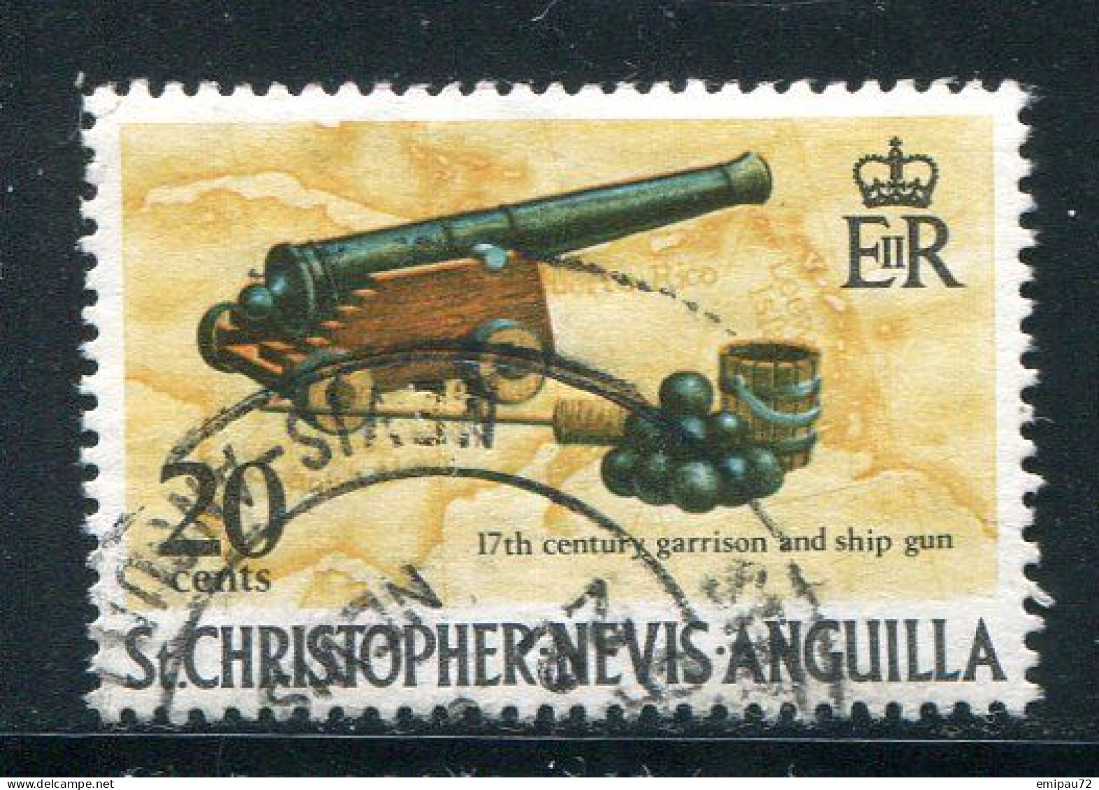 SAINT CHRISTOPHE-NEVIS-ANGUILLA- Y&T N°229- Oblitéré - St.Christopher-Nevis & Anguilla (...-1980)