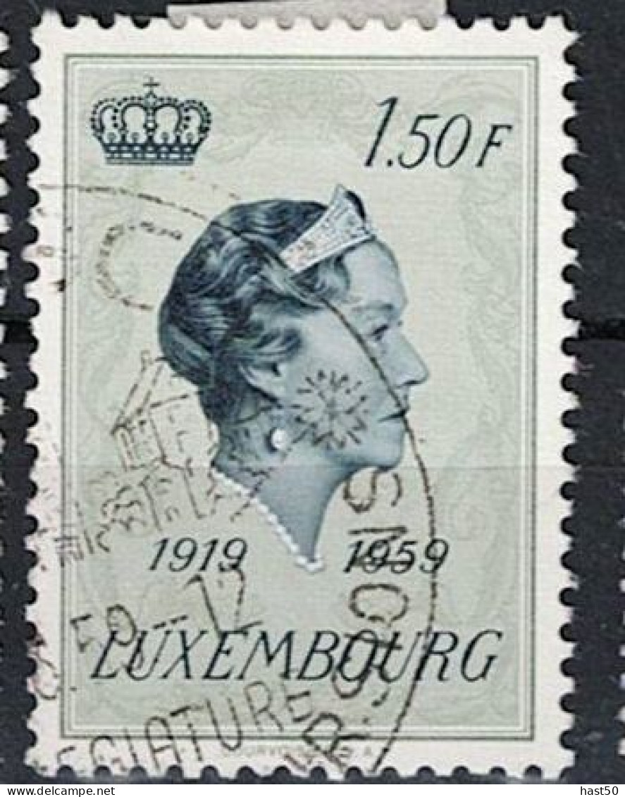 Luxemburg - 40. Jahrestag Der Thronbesteigung Von Großherzogin Charlotte (MiNr: 601) 1959 - Gest Used Obl - Oblitérés