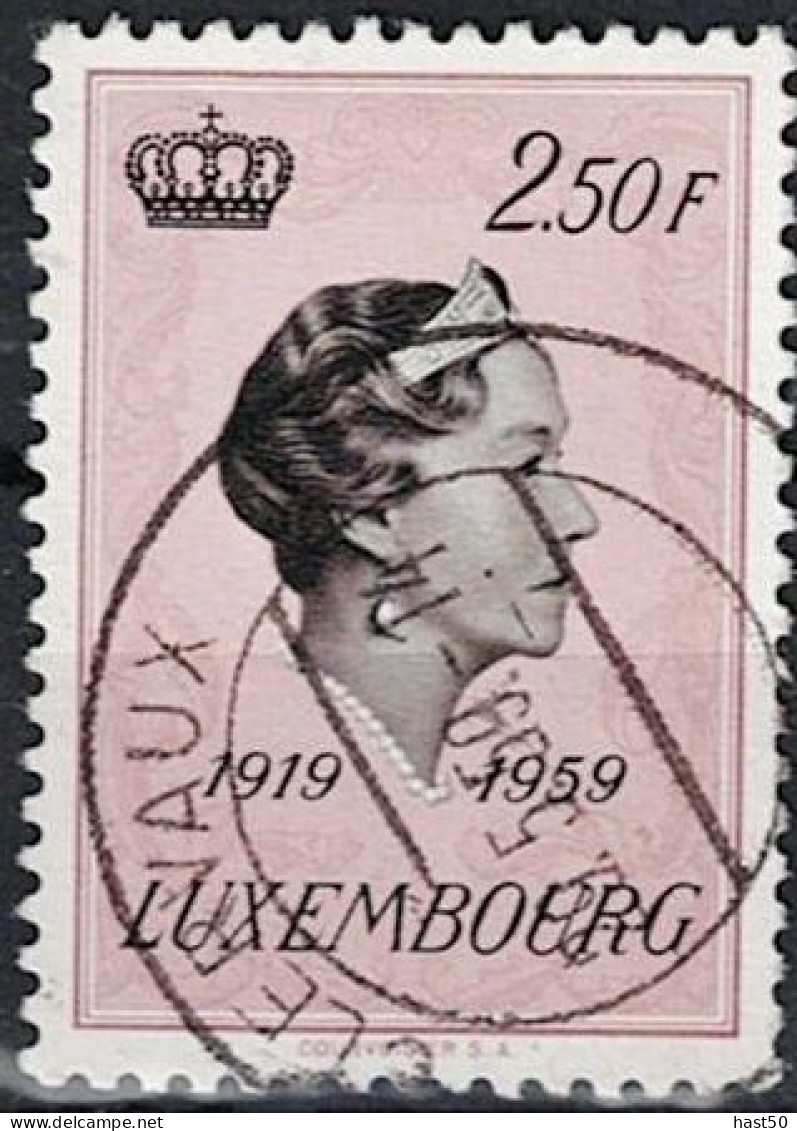 Luxemburg - 40. Jahrestag Der Thronbesteigung Von Großherzogin Charlotte (MiNr: 602) 1959 - Gest Used Obl - Used Stamps