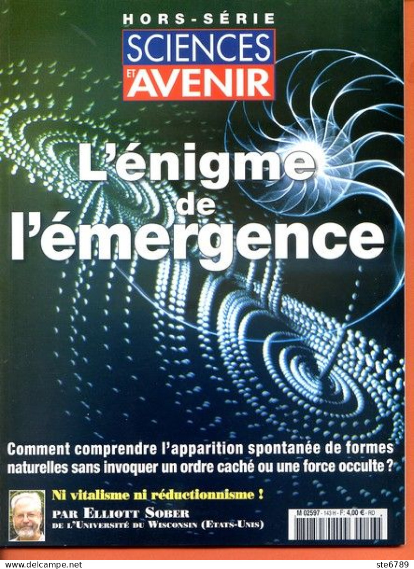 Sciences Et Avenir N° 143 Hors Série 2005 Enigme De L'émergence - Wetenschap