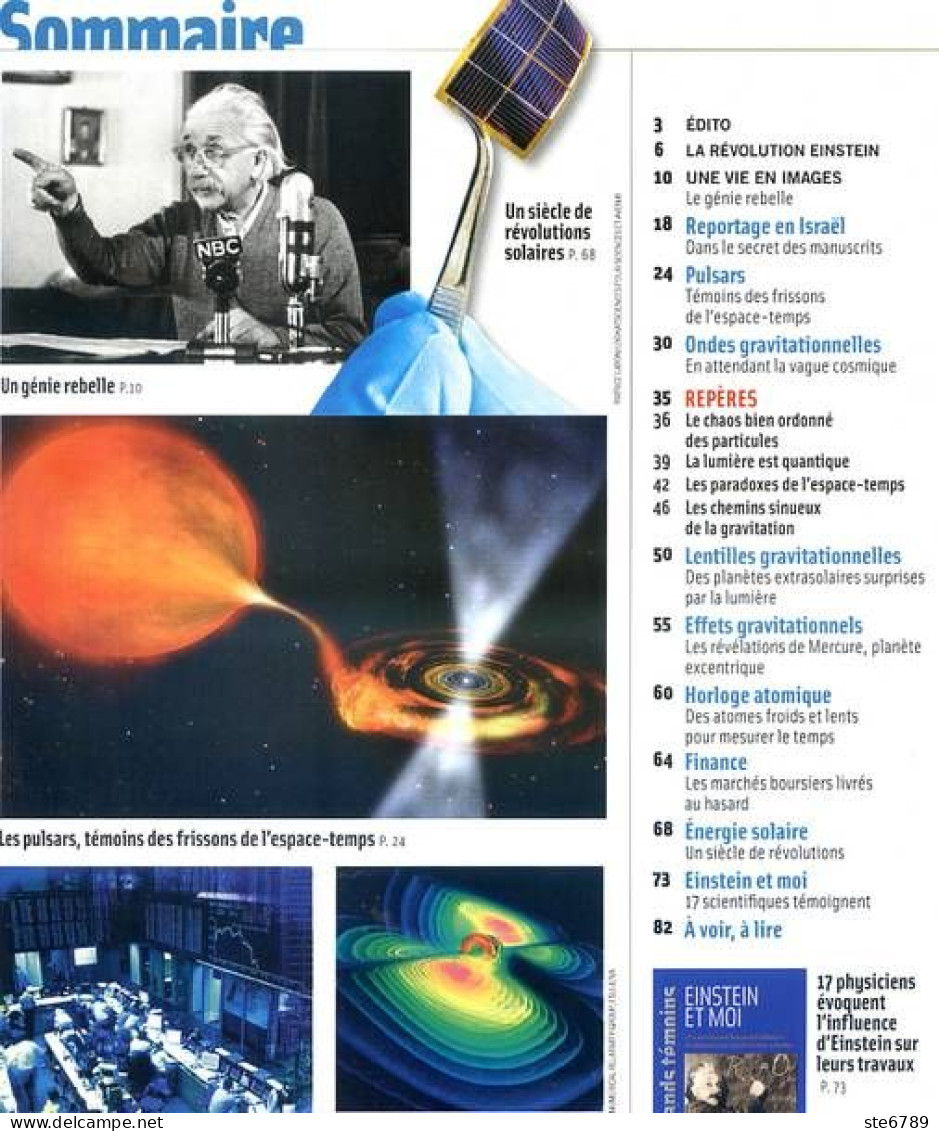 Sciences Et Avenir N° 180 Hors Série  2015 1915 2015 100 Ans De Relativité EINSTEIN - Science