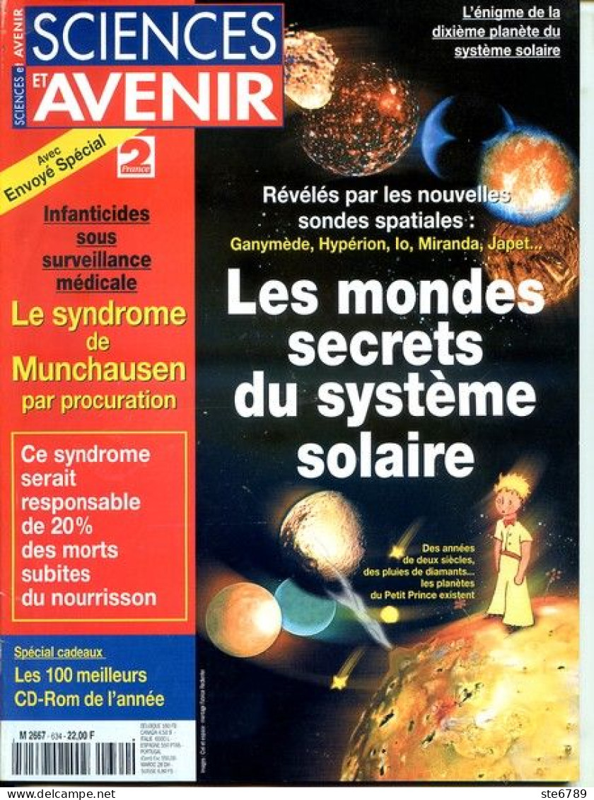 Sciences Et Avenir N° 634 Decembre 1999 Mondes Secrets Systheme Solaire , Syndrome De Munchausen - Science