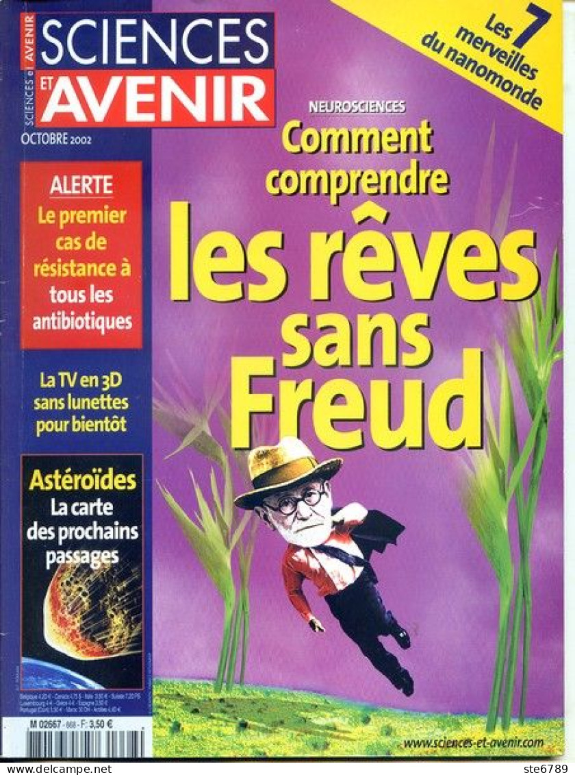 Sciences Et Avenir N° 668 Oct 2002 Comment Comprendre Les Reves Sans Freud , Asteroides Prochains Passages - Ciencia