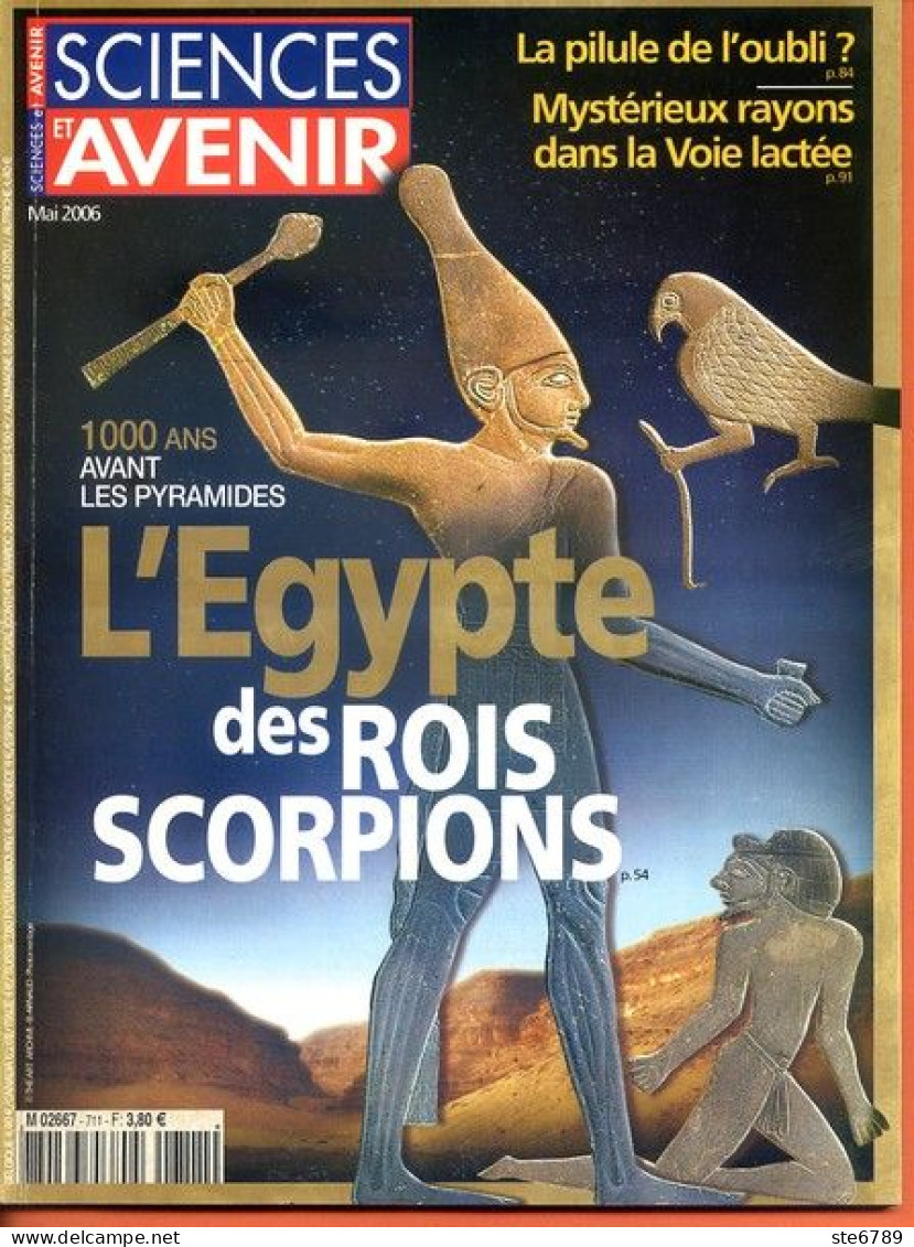 Sciences Et Avenir N° 711 Mai 2006 Egypte Des Rois Scorpions , Pilule De L'oubli , Rayons Voie Lactée - Ciencia