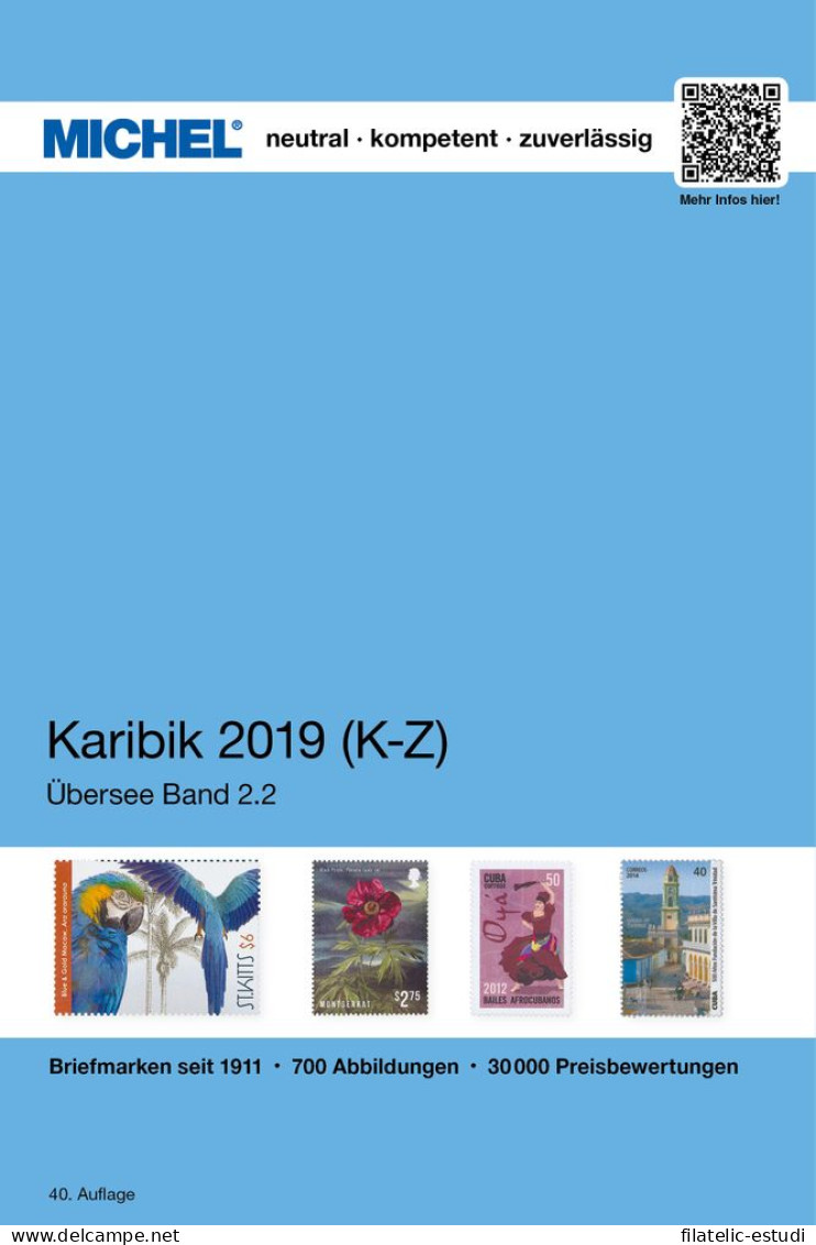 MICHEL Übersee-Katalog Karibische-Inseln 2019/2020, Band 2 K-Z (ÜK 2/2) - Sonstige & Ohne Zuordnung