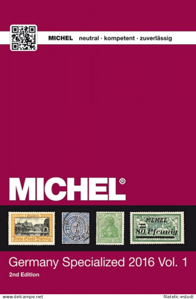 MICHEL Germany Specialized Catalogue 2016, Vol. 1 - Otros & Sin Clasificación