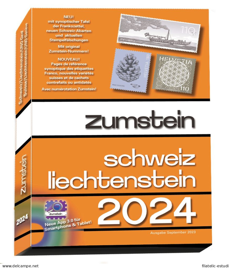 Catálogo De Sellos ZUMSTEIN Suiza/Liechtenstein 2024 - Andere & Zonder Classificatie