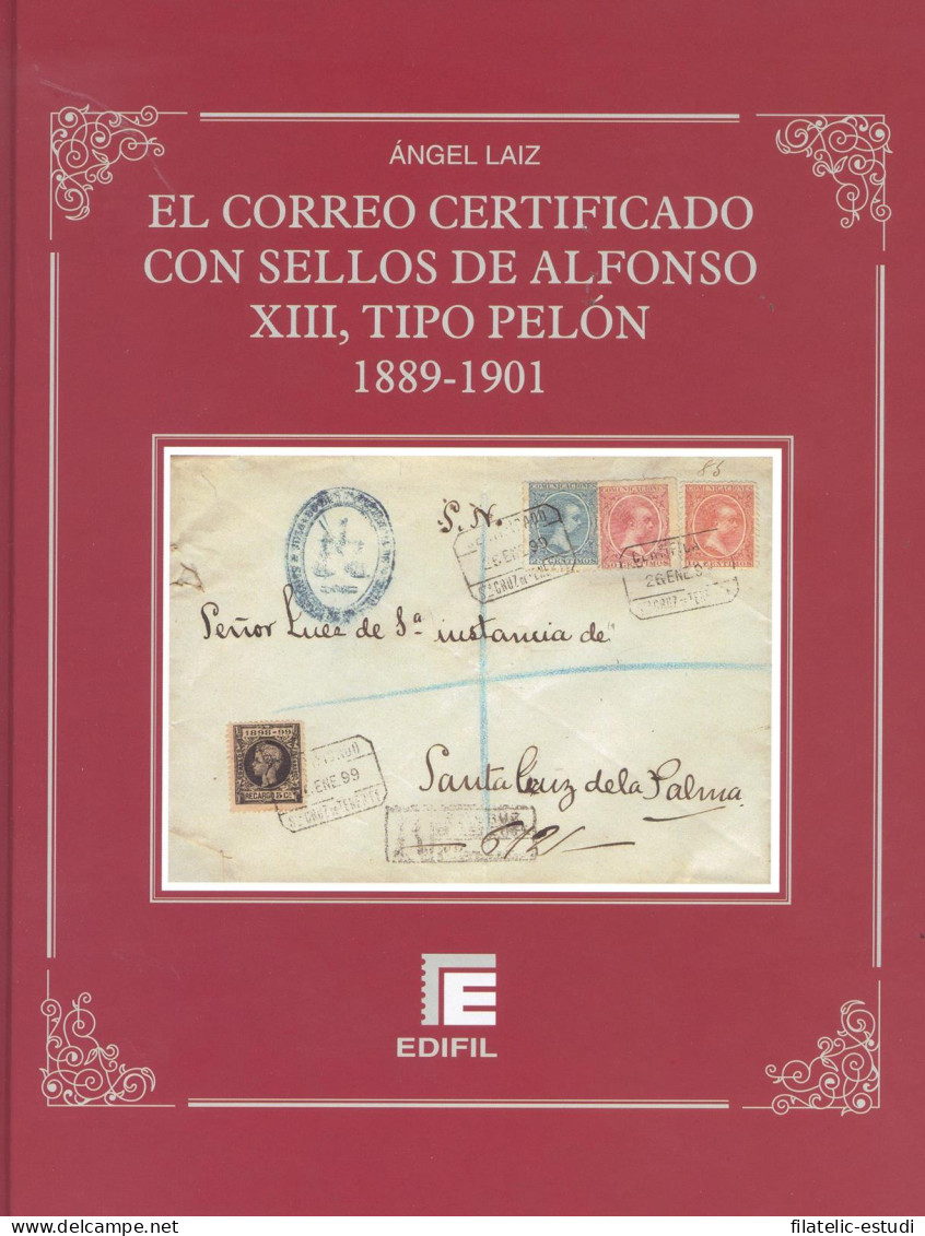 El Correo Certificado Con Sellos De Alfonso XIII Tipo Pelón (1889-1901) - Autres & Non Classés