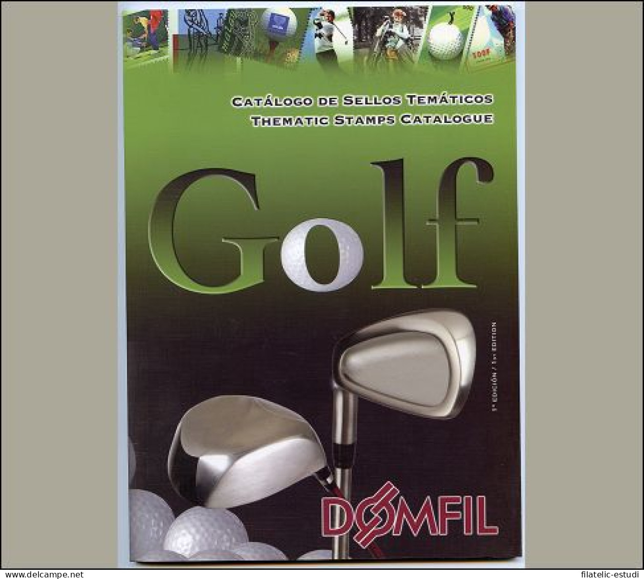 Catálogo Catalogue Tema GOLF 1 ª Edición Domfil - Altri & Non Classificati