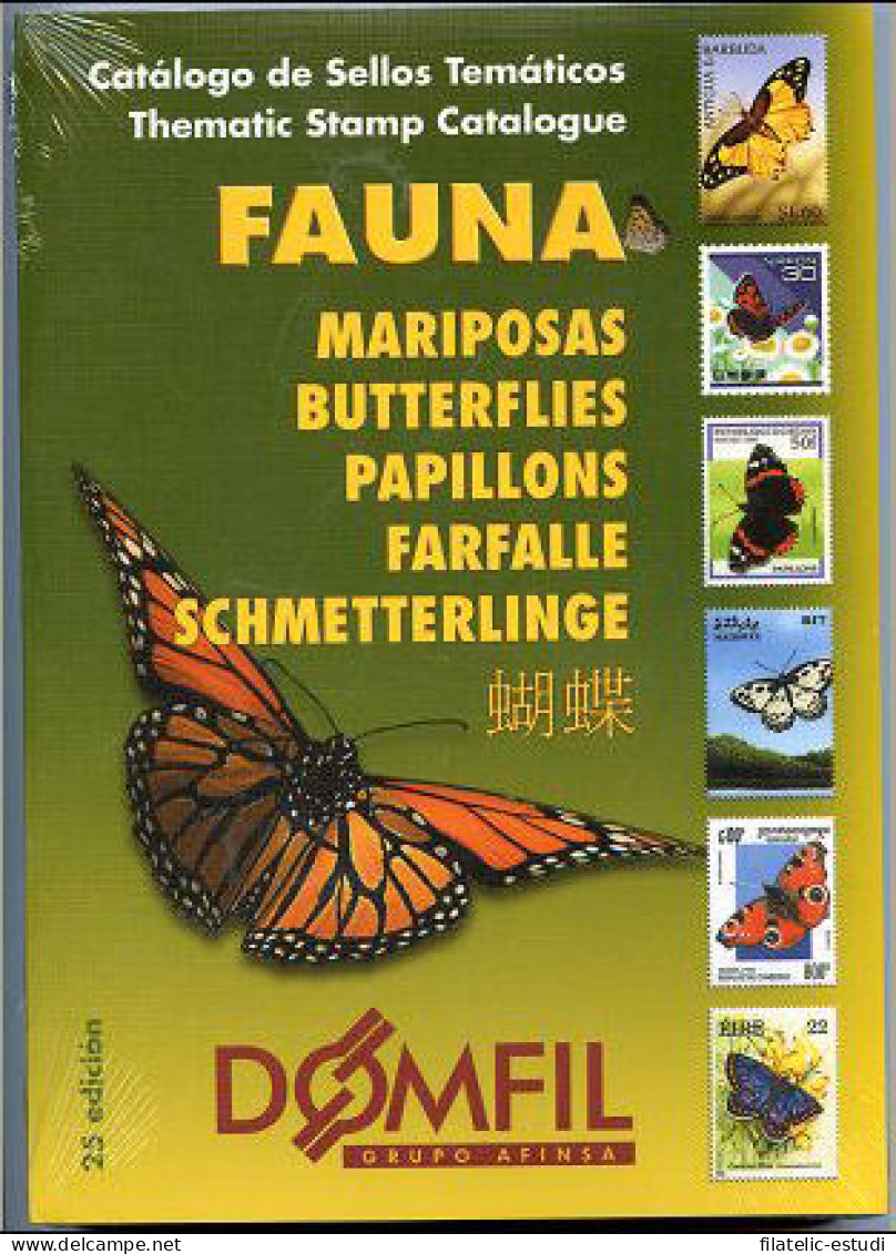 Catálogo Catalogue Mariposas Butterflies Papillons Domfil - Otros & Sin Clasificación