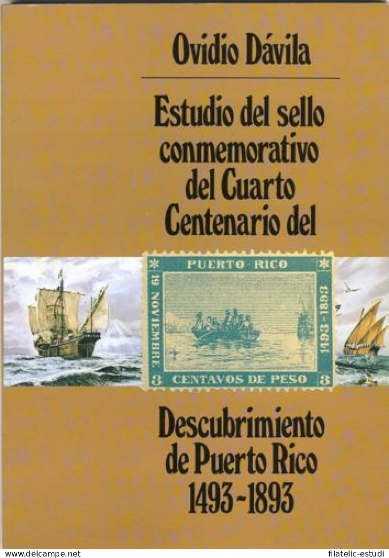 Estudio Sello Puerto Rico 4to. Cent. Descubrimiento Nº 101 1493 - 1893 - Autres & Non Classés