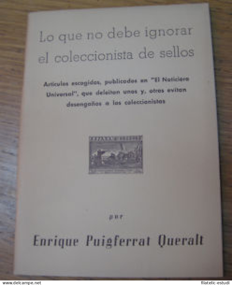 FILATELIA - Biblioteca - Catálogogos España Y Colonias - EsellEd1961Puigferrat - Andere & Zonder Classificatie