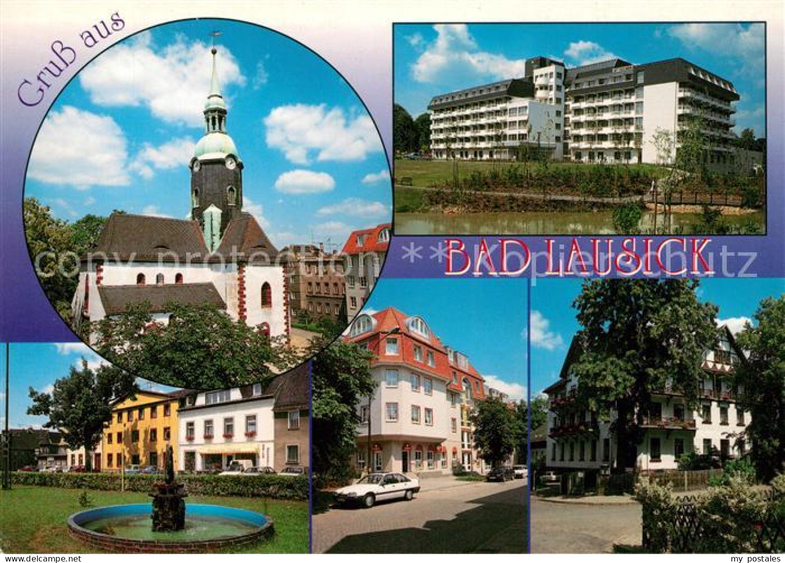 73177907 Bad Lausick Kirche Klinik Untermarkt Hotel Genesungsheim Der Inneren Mi - Bad Lausick