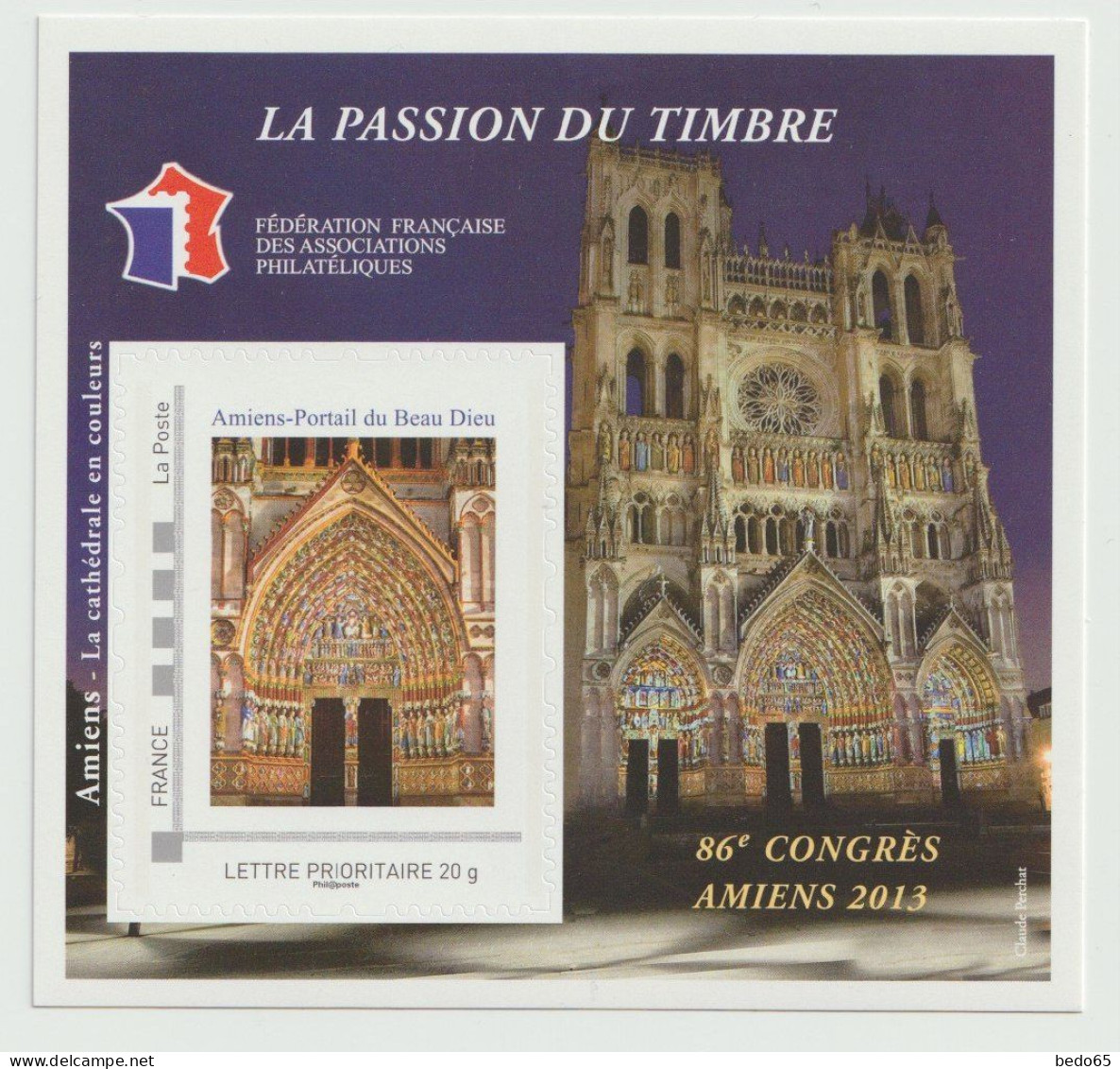 BLOC FEUILLE F.F.A.P ANNEE 2013  N° 7 NEUF** LUXE SANS CHARNIERE / Hingeless / MNH - FFAP