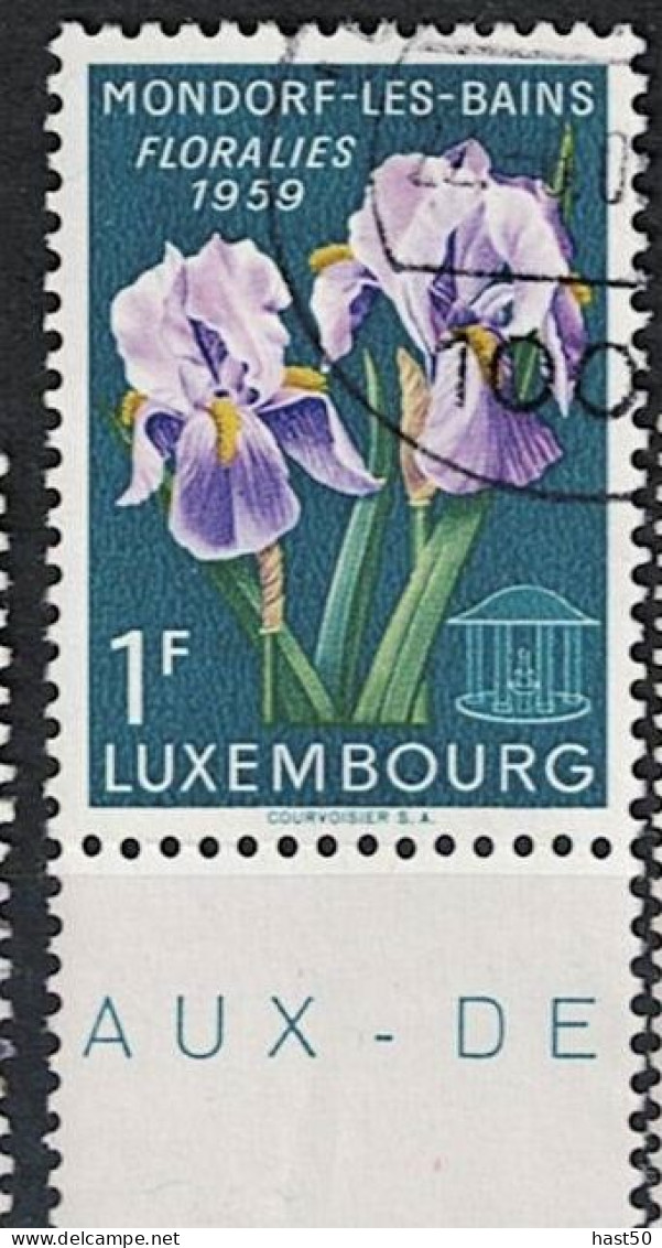 Luxemburg - Deutsche Schwertlilie (Iris Germanica) (MiNr: 606) 1959 - Gest Used Obl - Used Stamps
